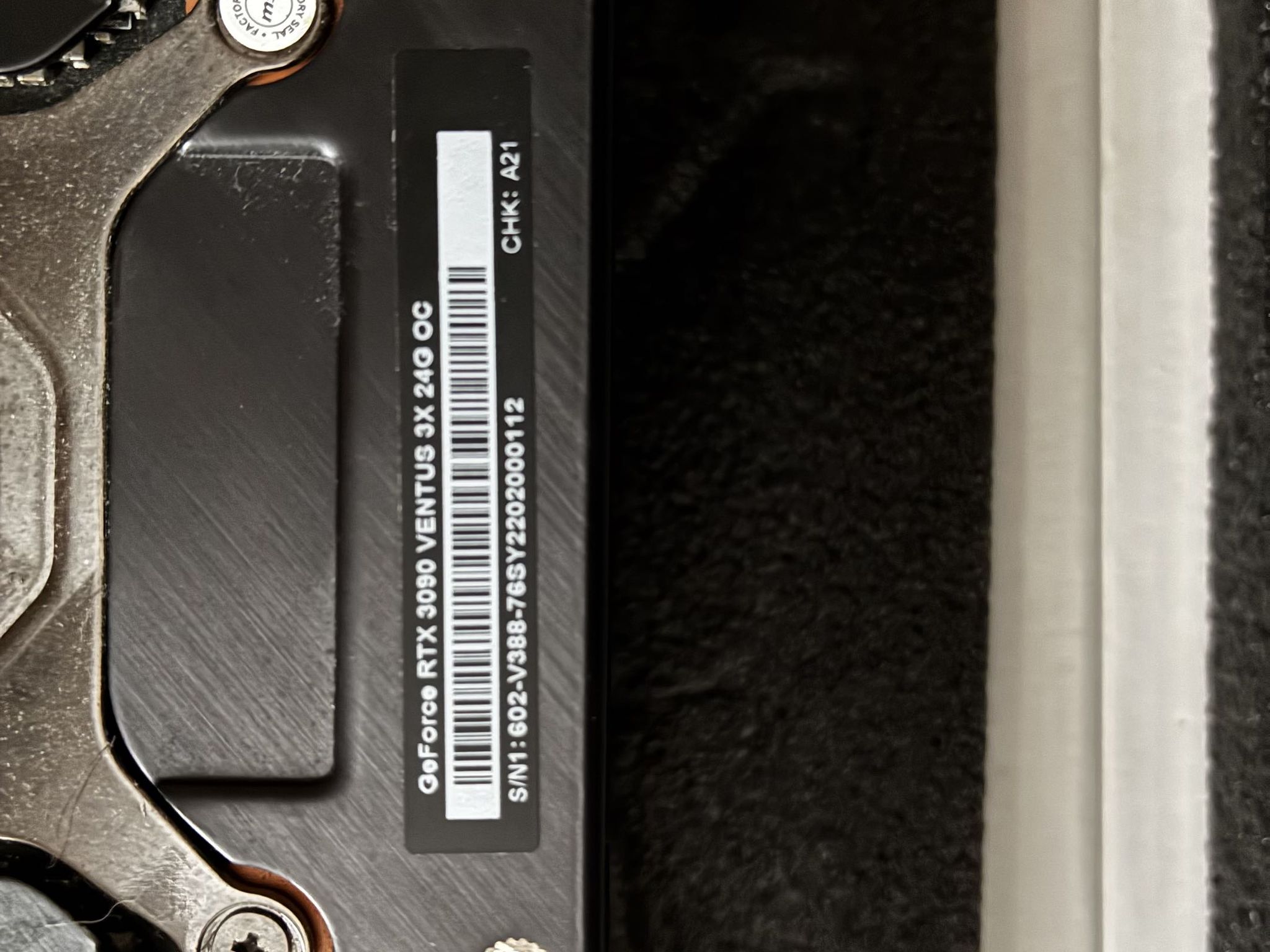 MSI GeForce RTX 3090 VENTUS 3X 24G OC
