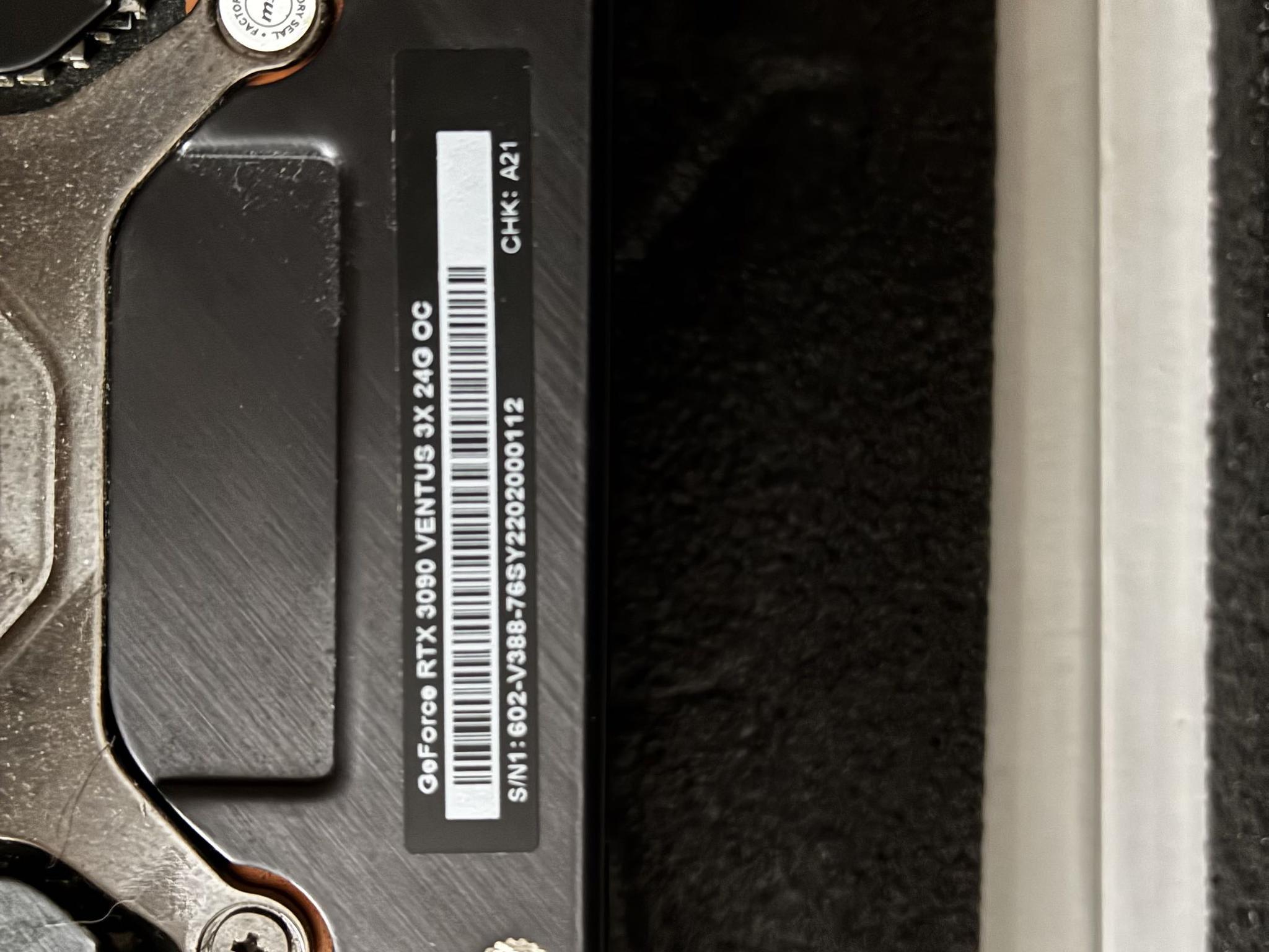 MSI GeForce RTX 3090 VENTUS 3X 24G OC - Image 5