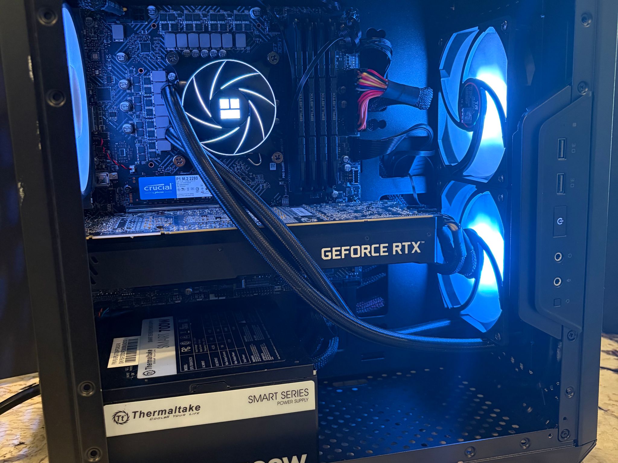 GeForce RTX 2080 ti Custom Gaming PC - Core i7-12gen, 16GB RAM, 1tb SSD