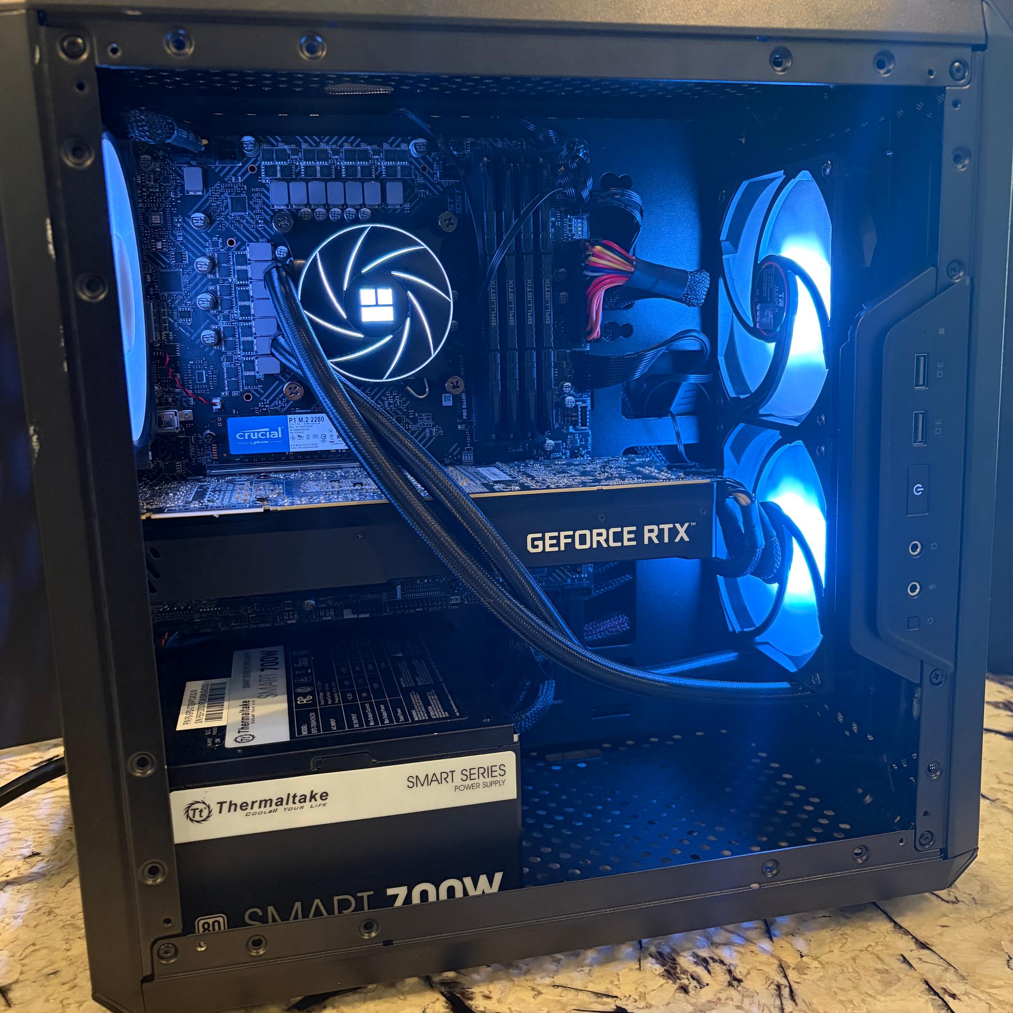 GeForce RTX 2080 ti Custom Gaming PC - Core i7-12gen, 16GB RAM, 1tb SSD