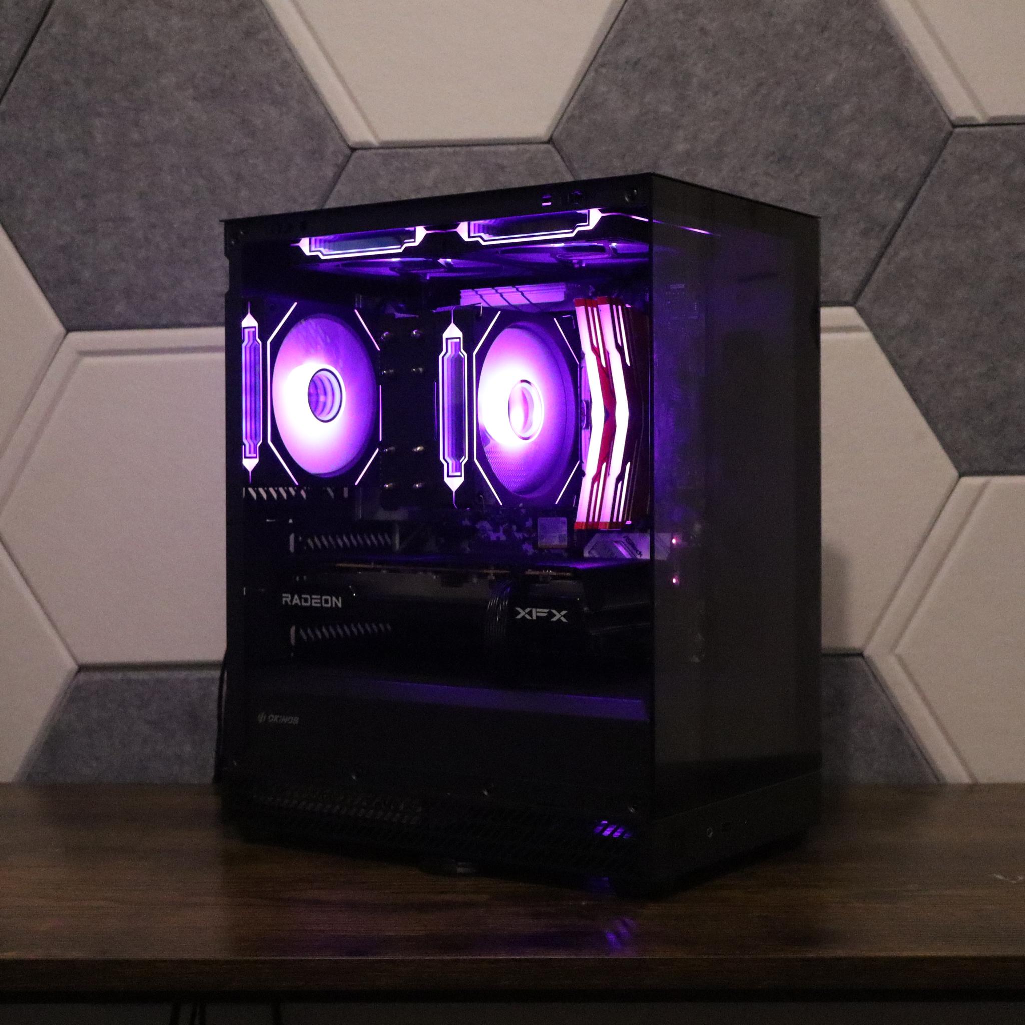 Radeon RX 6650 XT Custom Gaming PC - Ryzen 5 5600X, 16GB RAM, 512GB NVMe SSD - Windows 11 + wifi