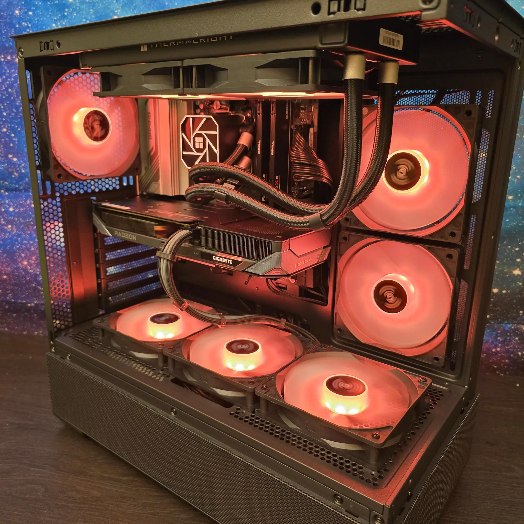 🚀 1440P ALL NEW CUSTOM AM5 PC | RX 9060XT 16GB | RYZEN 5 7600 | 1TB SSD | 32GB DDR5 6000MHZ CL32 🚀