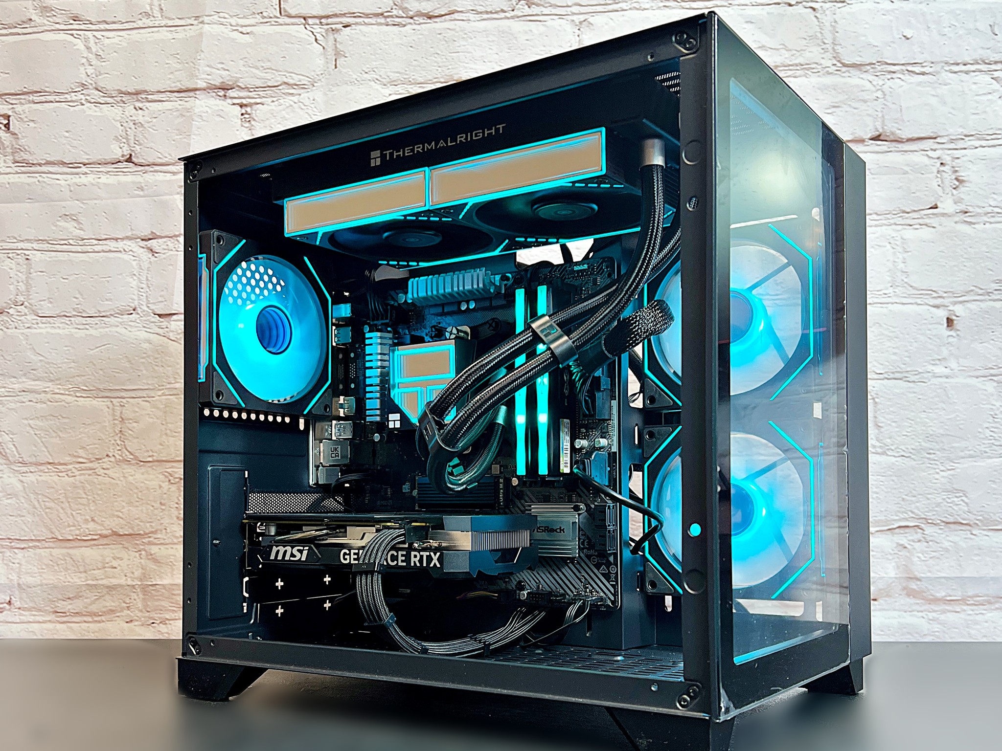 Liquid Cooled RTX 4060 Ryzen 5 5500 16GB RAM 1TB M.2 Gaming PC