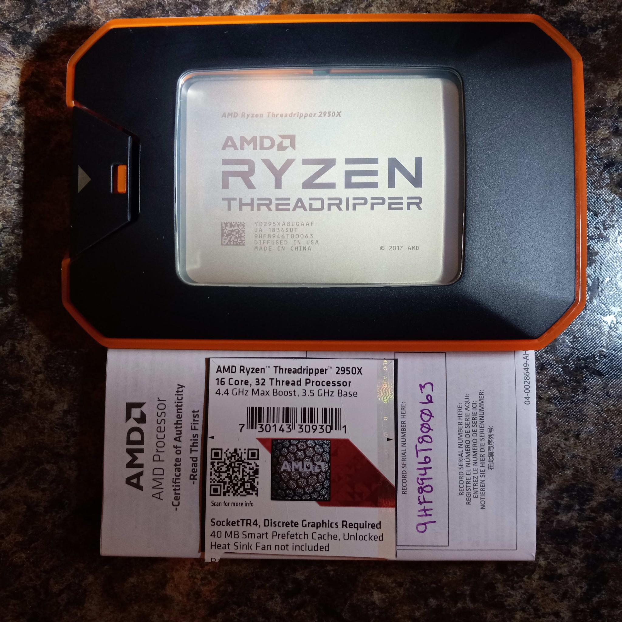 Threadripper 2950x with  Noctua NH-U14S