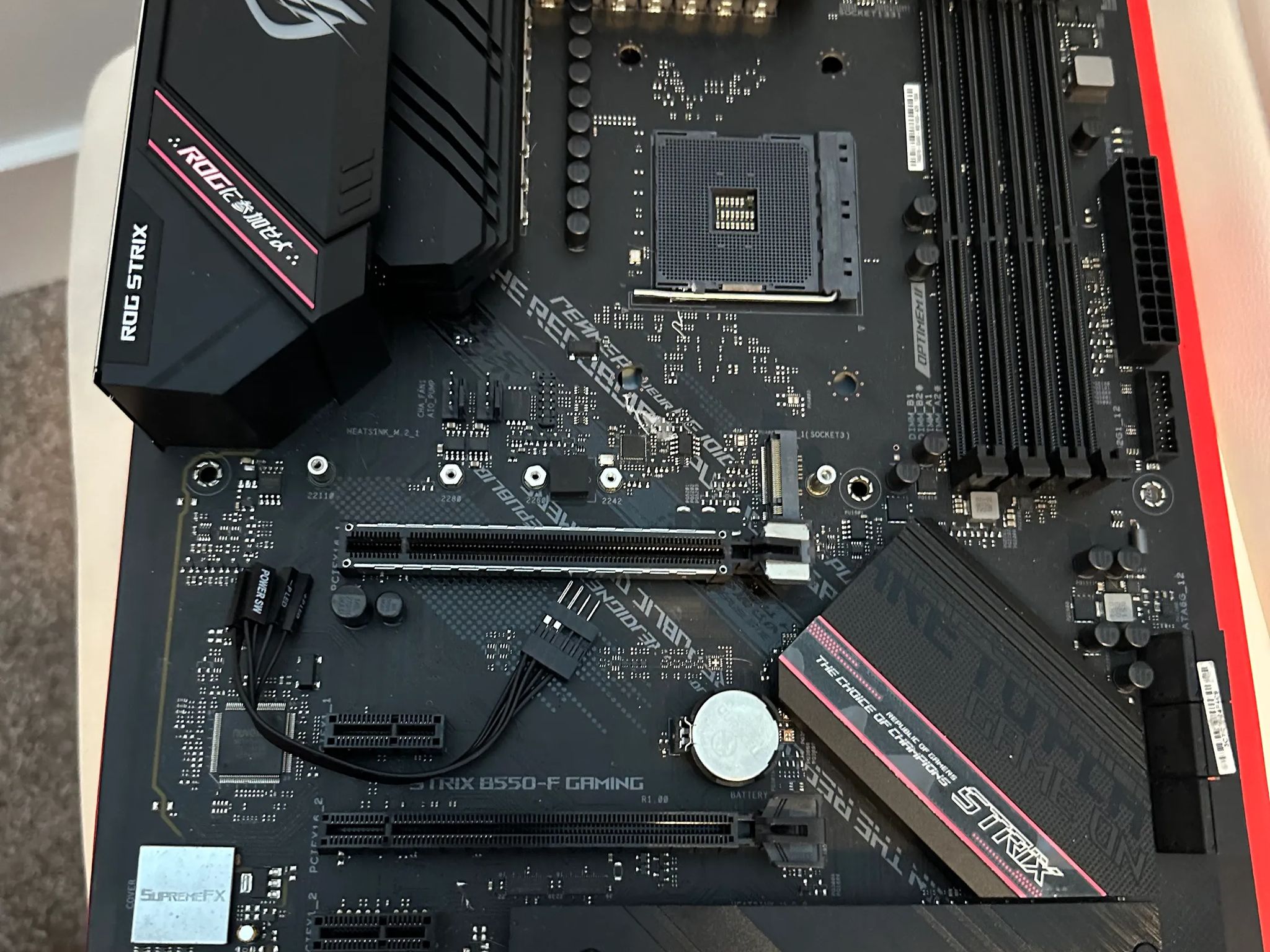 OPEN BOX ASUS ROG Strix B550-F Gaming Motherboard