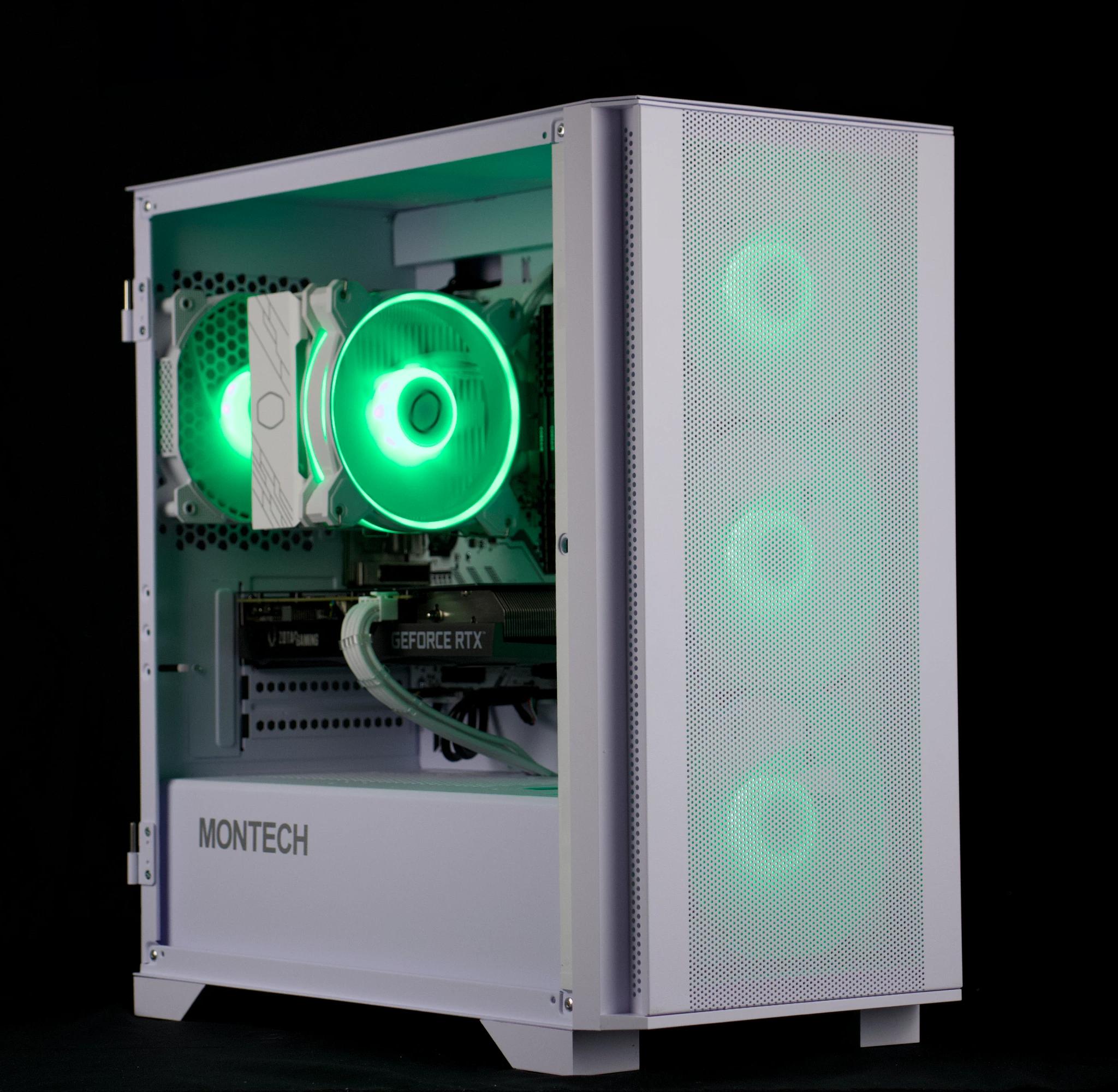 🧊❄️🧊 White Gaming PC – RTX 3060 12G , Ryzen 5 3600, 16GB RAM, 500GB SSD - WiFi, BlueTooth 🧊❄️🧊