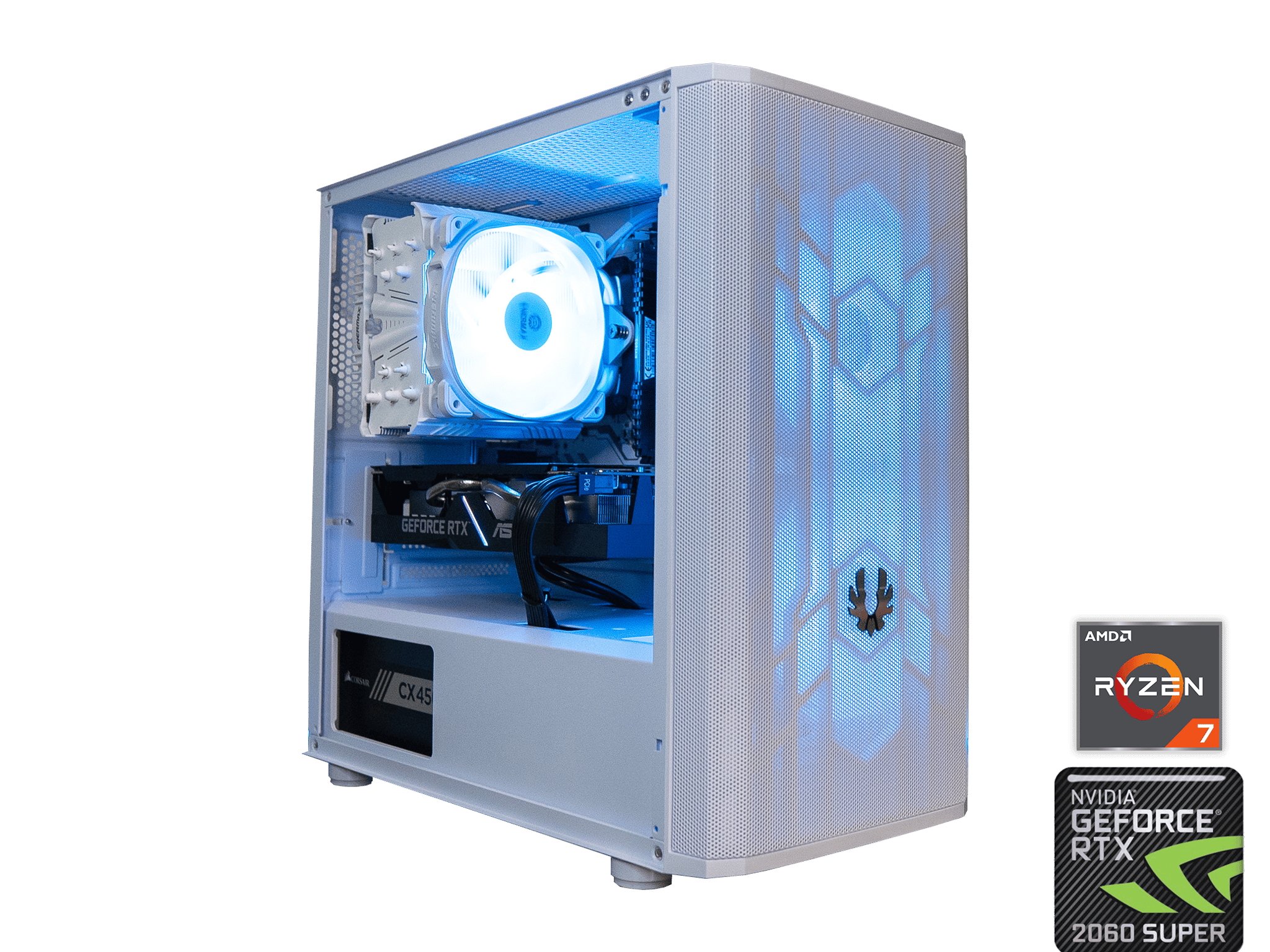 ❄️❄️ | ASUS RTX 2060 SUPER | RYZEN 7 PRO 4750G | 32GB DDR4 RAM | 1.5TB | Arctic Snow