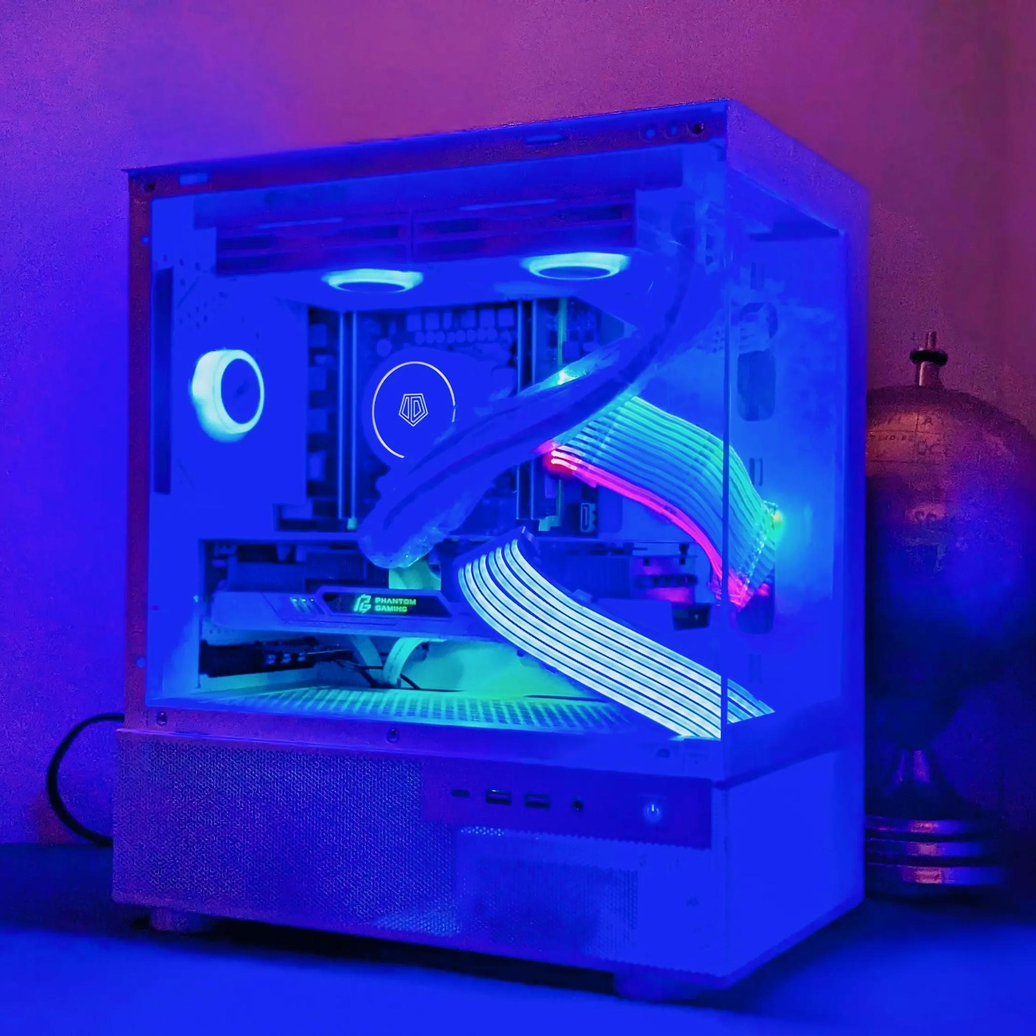 ️ ファントム⚪👻 RX 5700XT 8GB👻32GB DDR4👻 1TB NVMe👻Intel 14-cores 28-threads👻Windows 11 Pro(Activated)
