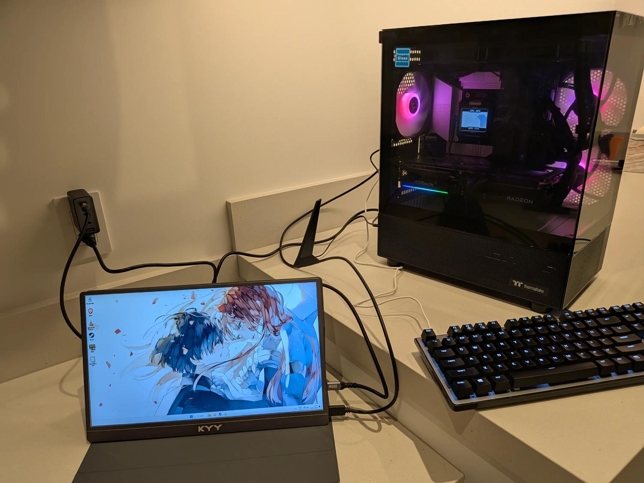 The Jian 🕊️ - RX 9070, Core Ultra 7 265K, 32 GB DDR5 RAM, 4 TB Gen 4 NVMe, Liquid Cooled, RGB