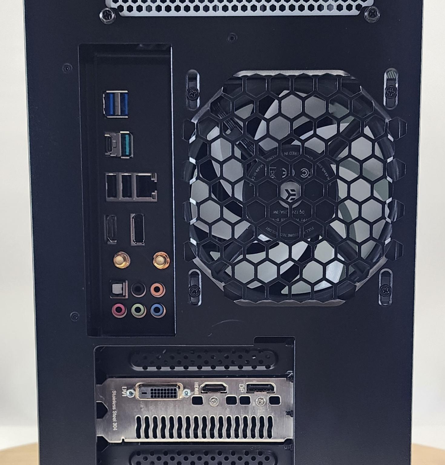 Gaming PC Ryzen 5 4500 16GB RAM 256GB SSD + 1TB HDD GTX 1650 4GB Win11 Computer