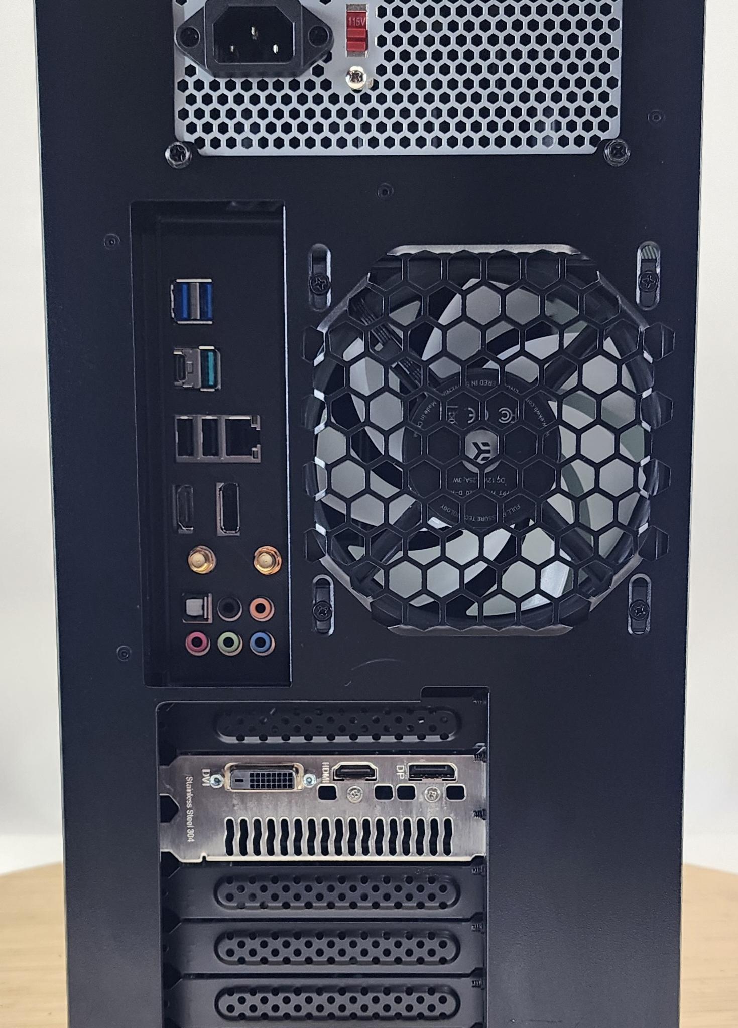 Gaming PC Ryzen 5 4500 16GB RAM 256GB SSD + 1TB HDD GTX 1650 4GB Win11 Computer