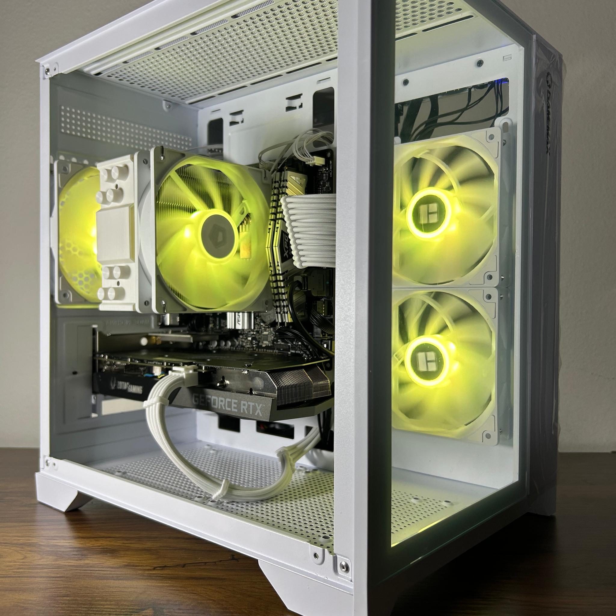 Beast White Gaming PC (RTX 3060, i7)