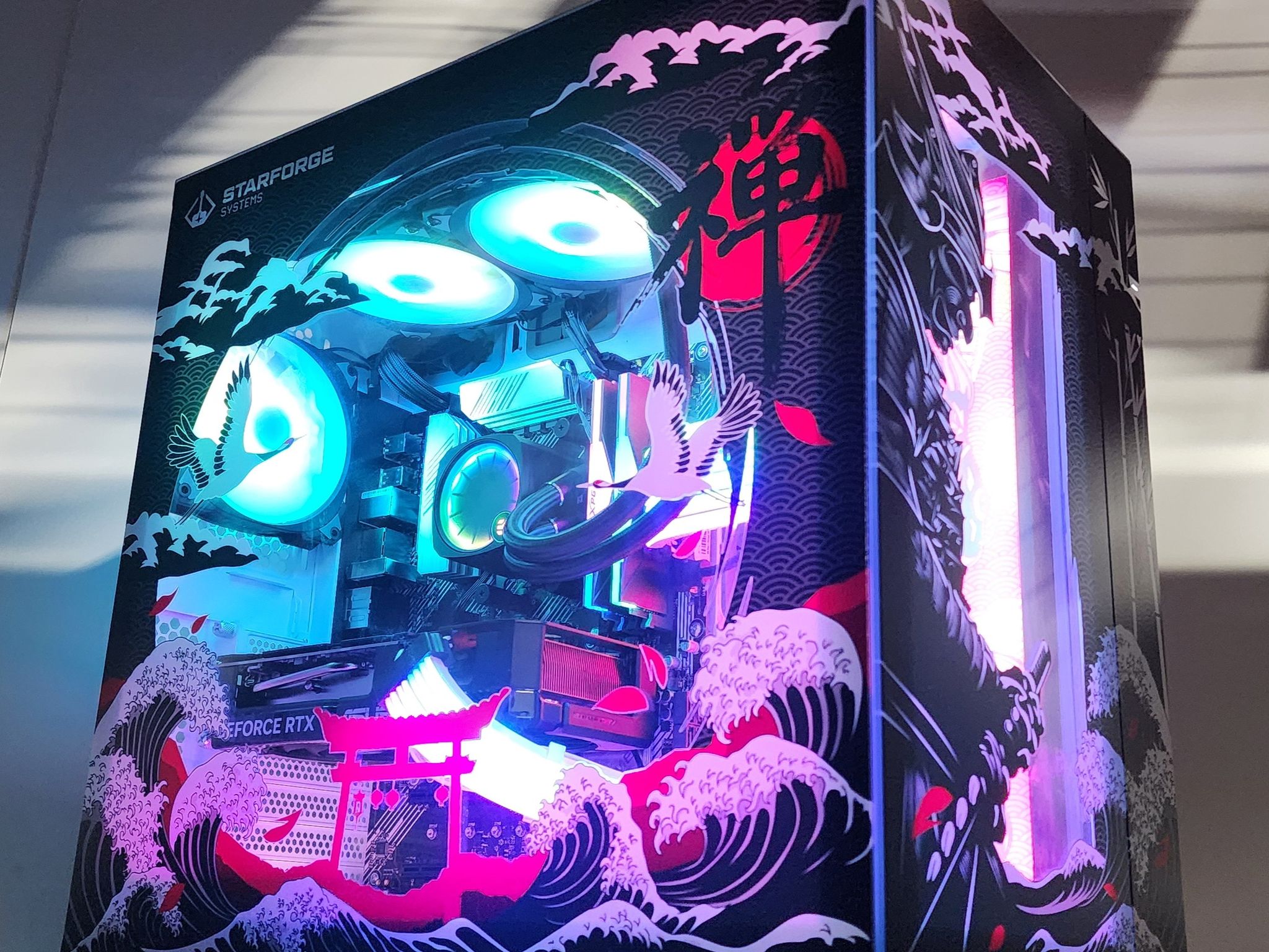 Gaming PC Ryzen 7 5700  32GB RAM 1TB SSD RTX 5060 Ti 16GB Windows 11 Computer