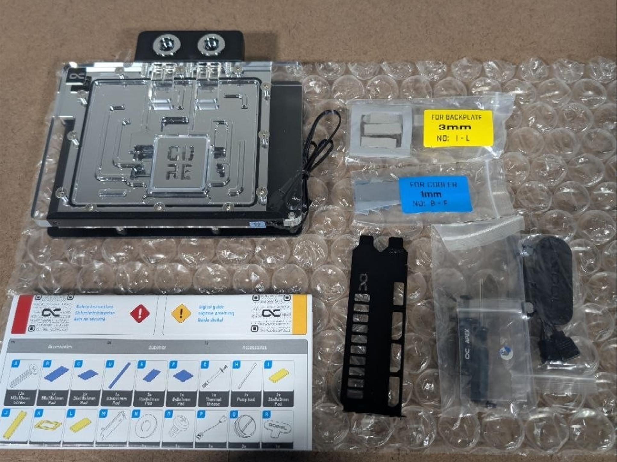 Alphacool Core Geforce RTX 5080 Suprim + Vanguard Waterblock with Backplate (102