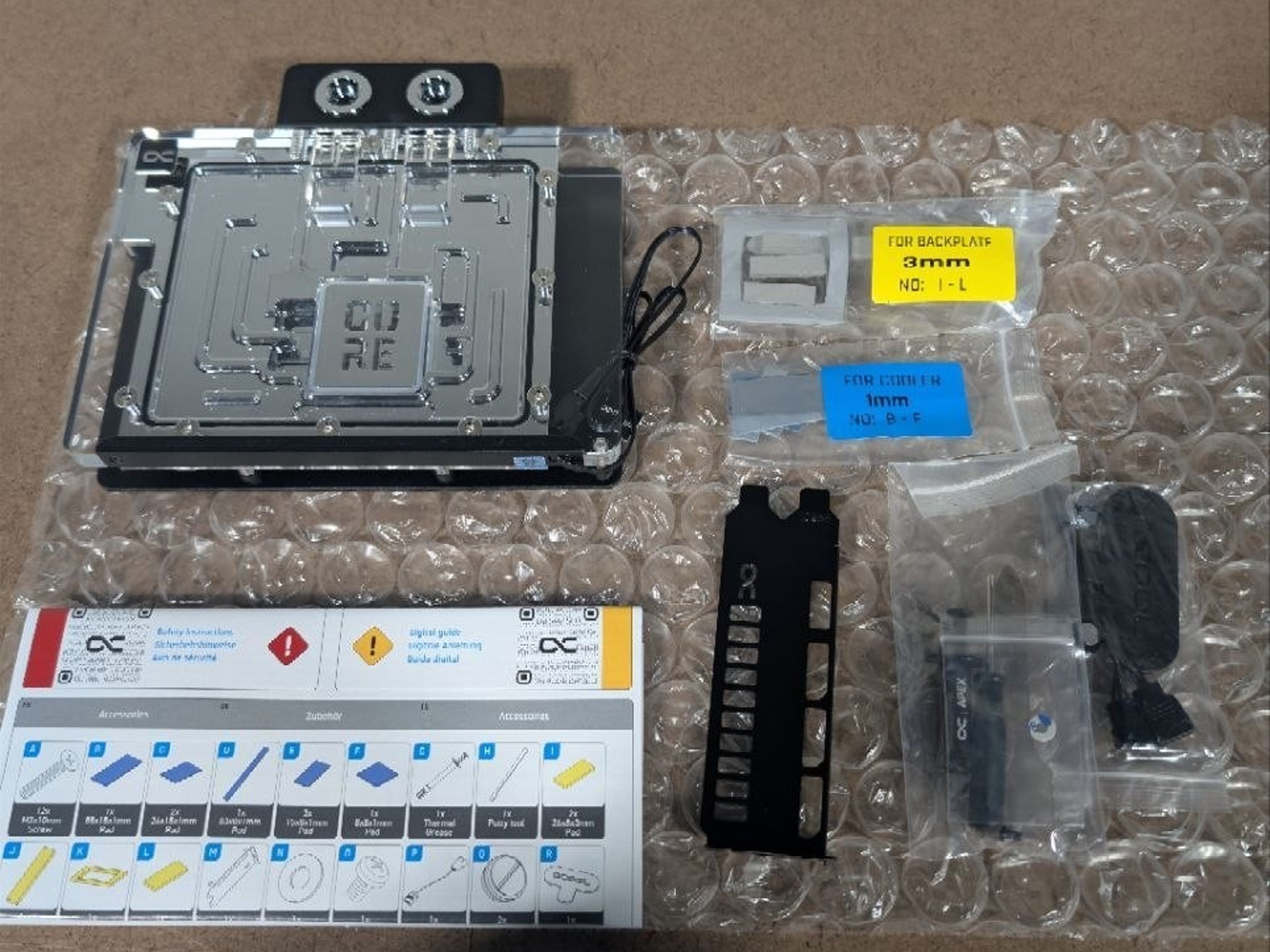 Alphacool Core Geforce RTX 5080 Suprim + Vanguard Waterblock with Backplate (102