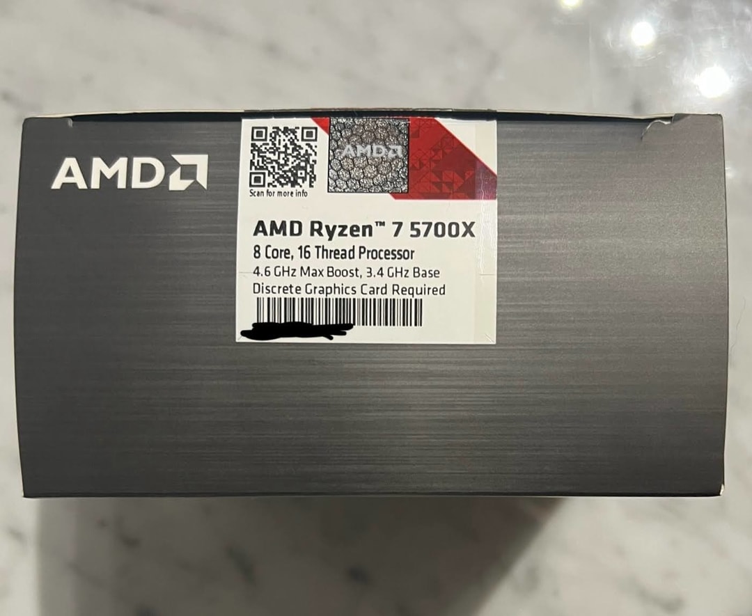 Ryzen 7 5700X used lightly | Jawa