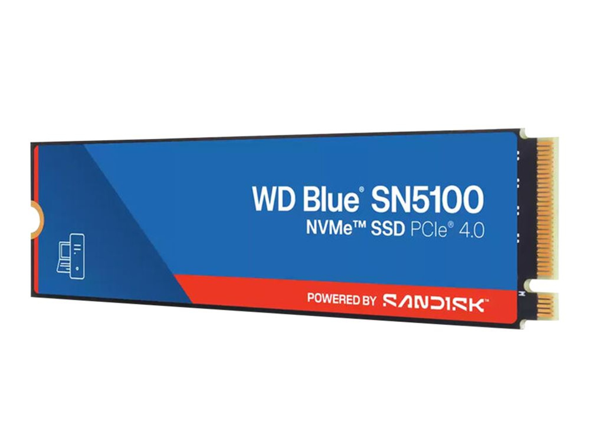 WD Blue SN5100 4TB 3D QLC NAND PCIe Gen 4 x4 NVMe M.2 Internal SSD