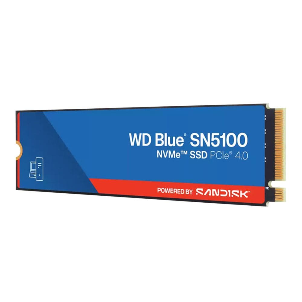 WD Blue SN5100 4TB 3D QLC NAND PCIe Gen 4 x4 NVMe M.2 Internal SSD