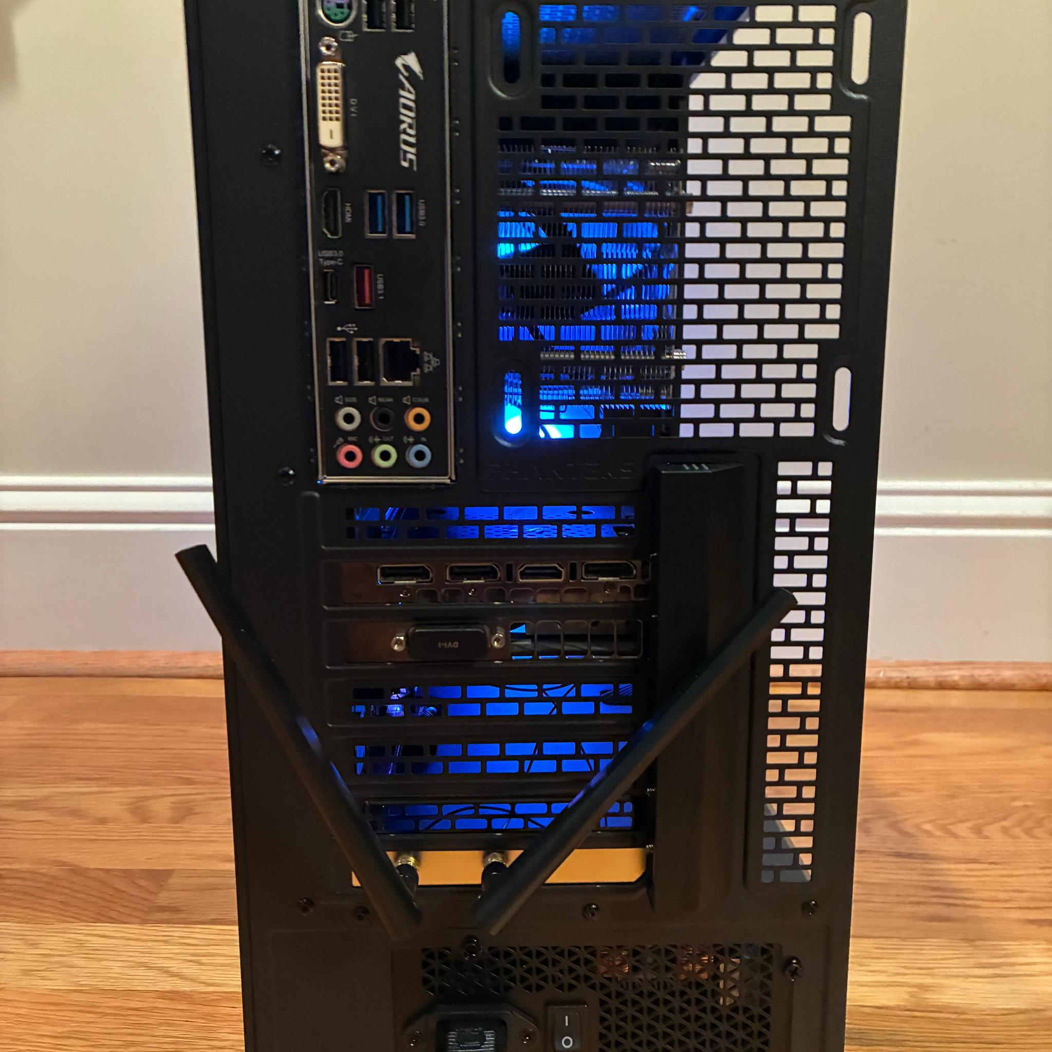 GTX 980 Ti 6GB i5 8600k CUSTOM GAMING PC 16GB DDR4 512GB NVME SSD WiFi Bluetooth ARGB WINDOWS 10/11