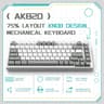 AK820 75% Mechanical Wired Gaming Keyboard with Knob Hot Swappable Attack Shark ajazz
