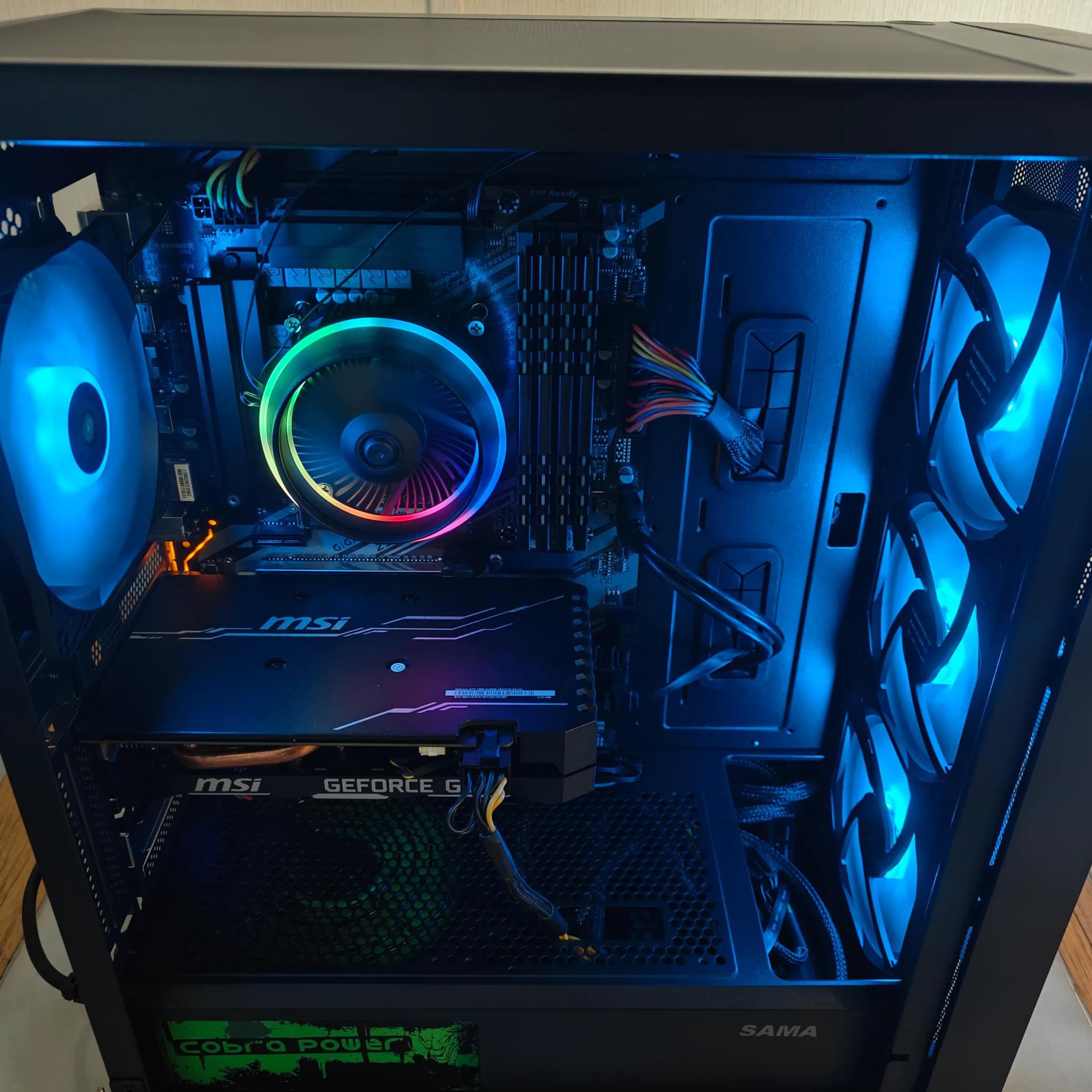 Obsidian Comet | GTX 1660 Super OC | i3-9100 | 1TB NVMe SSD/HDD | 16GB DDR4 RAM | WiFi | Windows 10