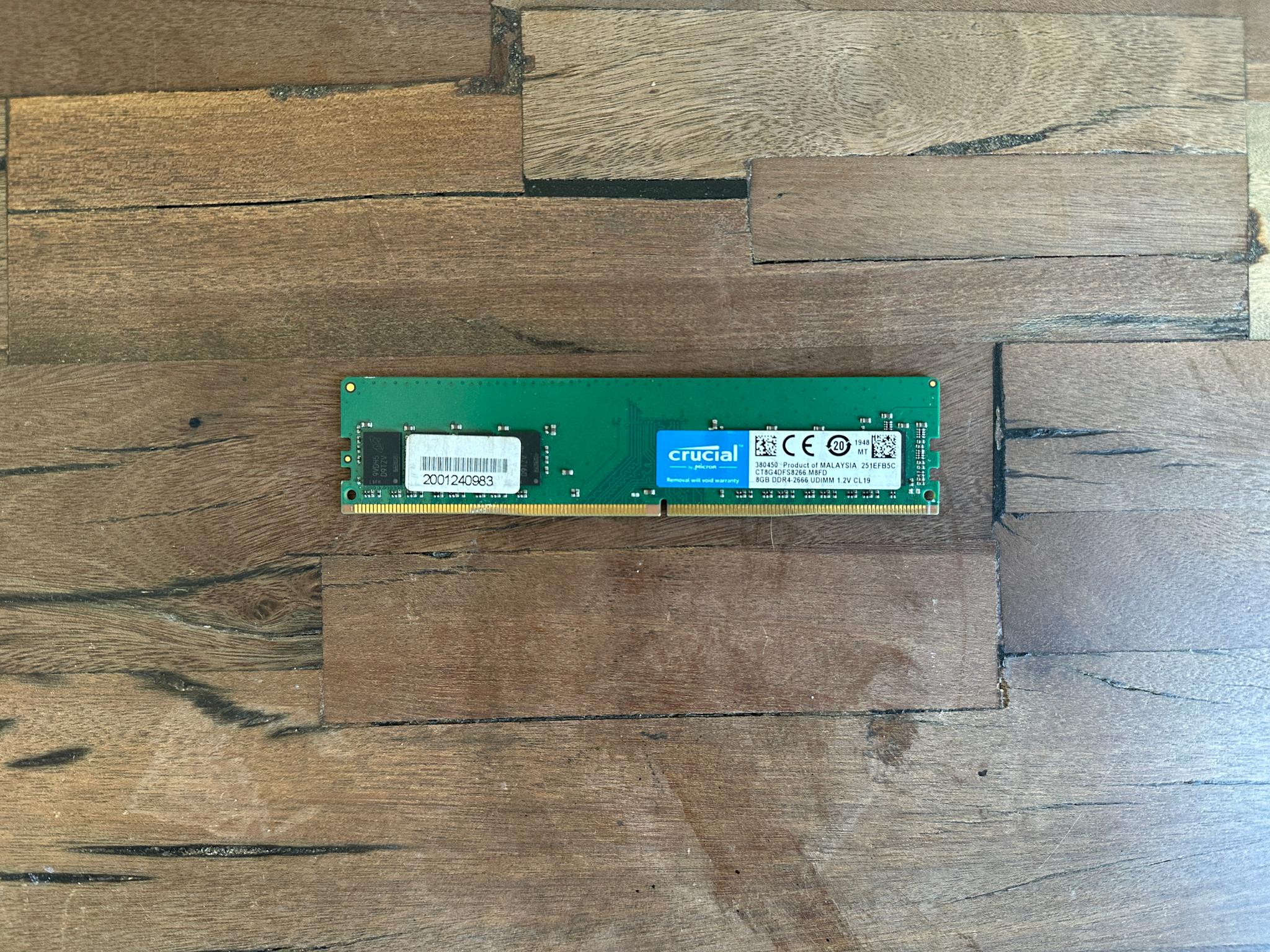 Crucial 8GB DDR4 2666MHz