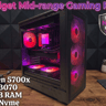 🚀 Mid-Range Gaming PC | Ryzen 7 5700X + RTX 3070 | 100% New Parts