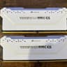 32GB White Corsair Vengeance RGB PRO (2 x 16GB) DDR4 2666mhz C16 RAM Memory Kit - White RGB
