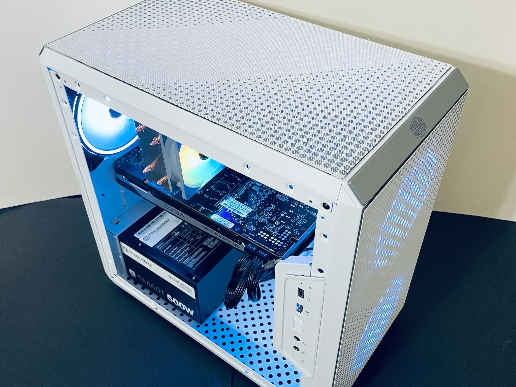 ⚡Budget White Gaming PC - Intel Xeon 10-cores ● 16GB RAM ● 512GB SSD ● Wi-Fi ● Nvidia GTX 980