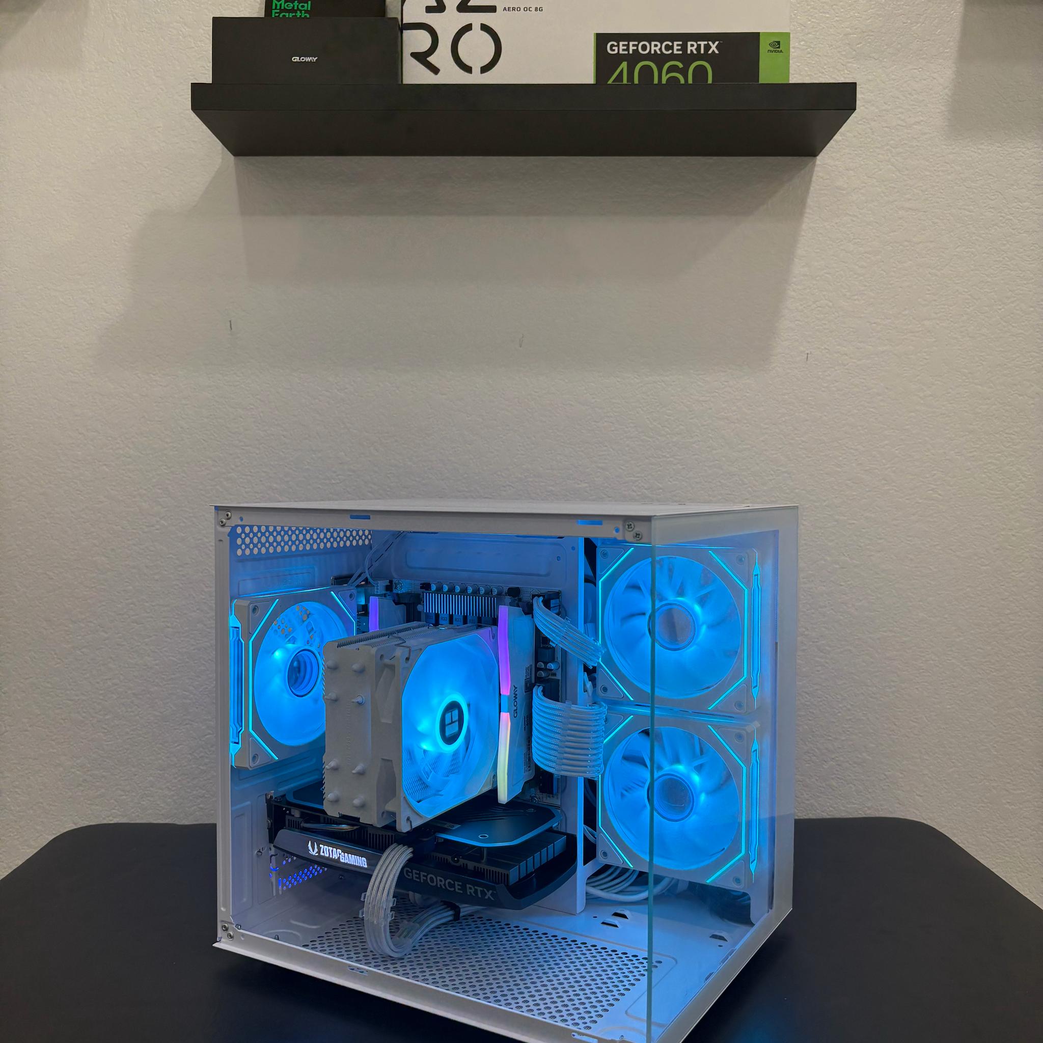 | Gaming PC | RTX 4060 | Intel Xeon E5-1650 V3 | 16 GB 3200 Mhz | 512GB Storage | ARGB |