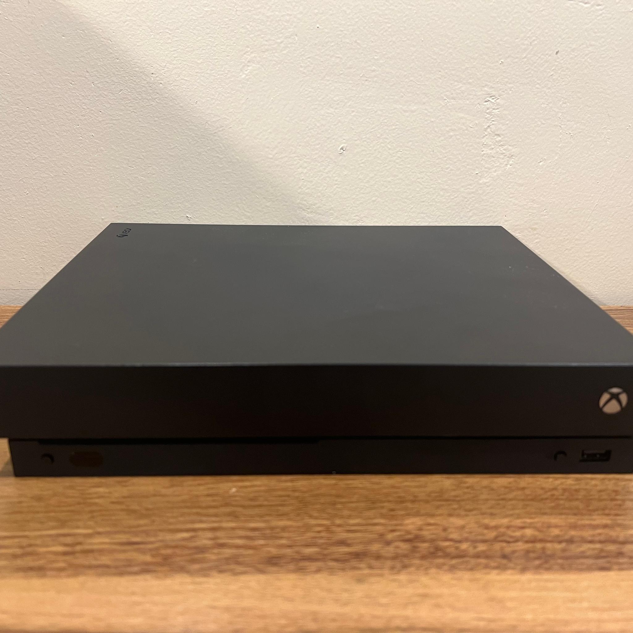 Xbox One X 1TB Disk Edition | Comes with Power and HDMI cables | Black