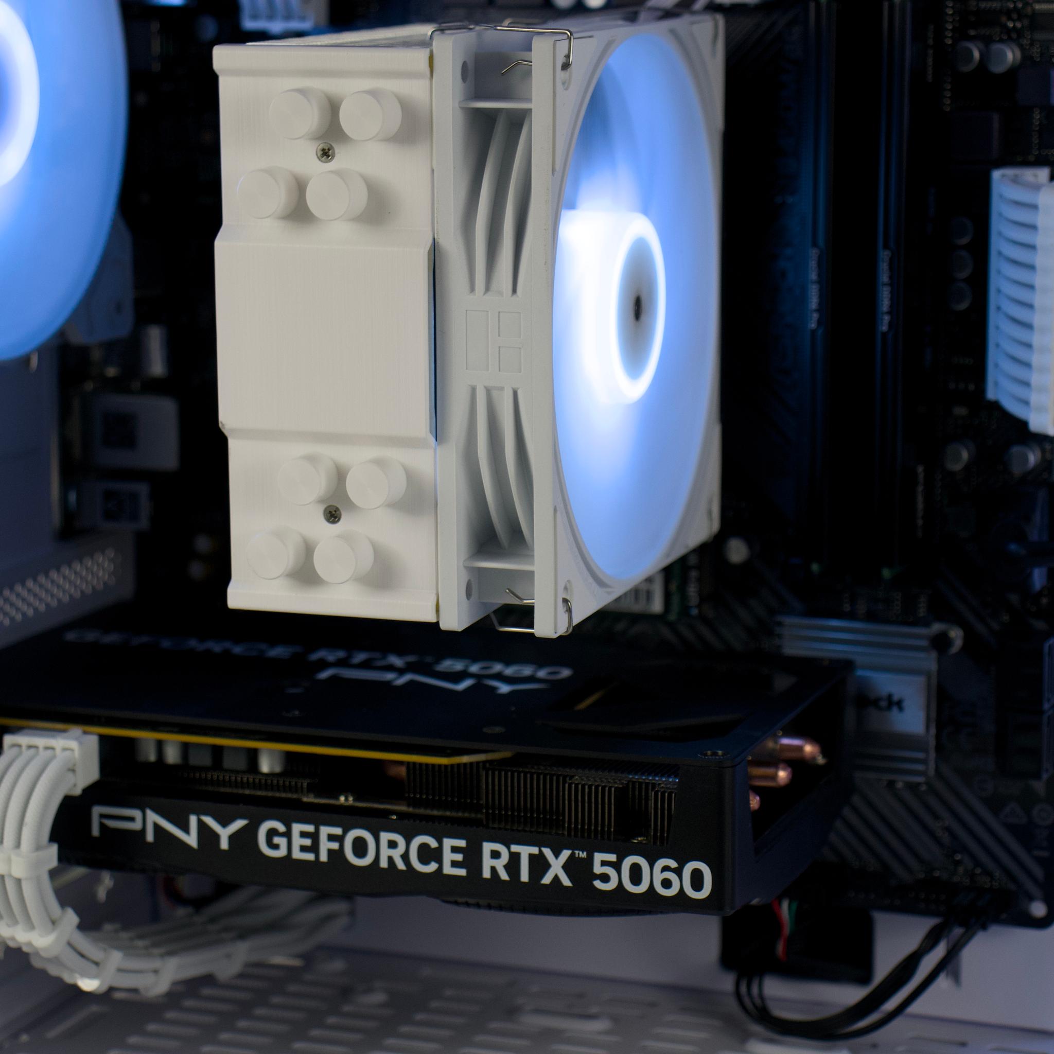 🧊❄️🧊 White Gaming PC – RTX 5060, Ryzen 5 5600, 32GB RAM, 1TB SSD - WiFi, BlueTooth 🧊❄️🧊
