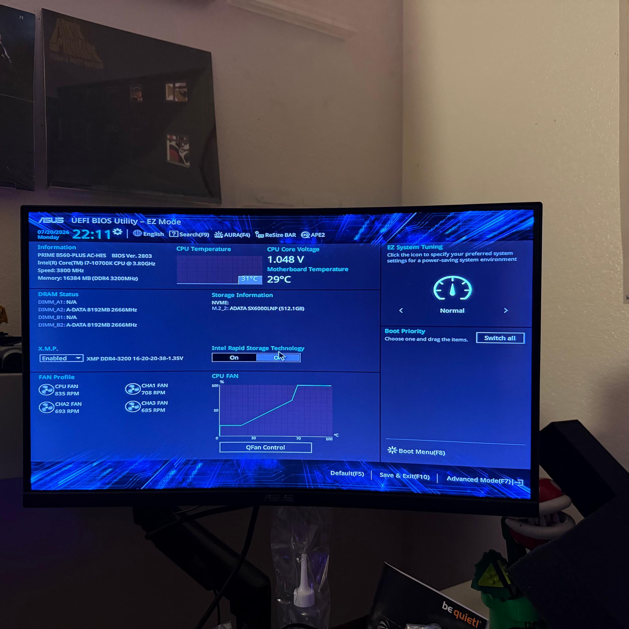 SPC3: Intel Price to Performance PC! 10700K | RTX 3070 | 16GB DDR4 | 500GB NVME SSD!