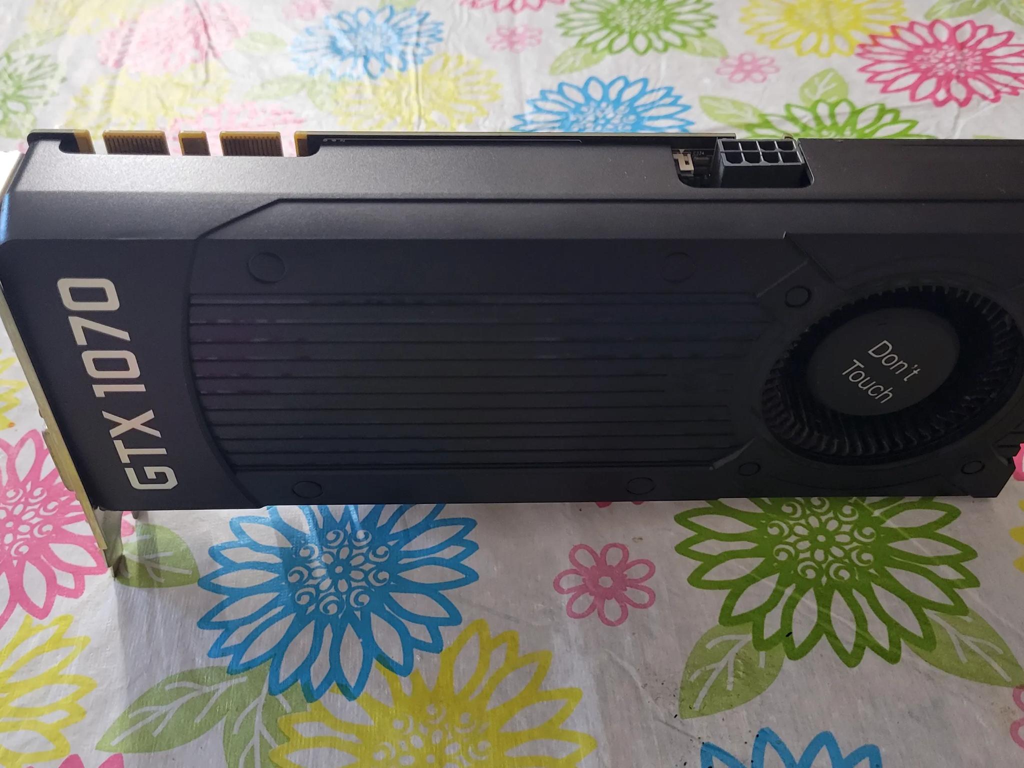 ZOTAC GeForce GTX 1070 8GB Graphics Video Card Blower Fan