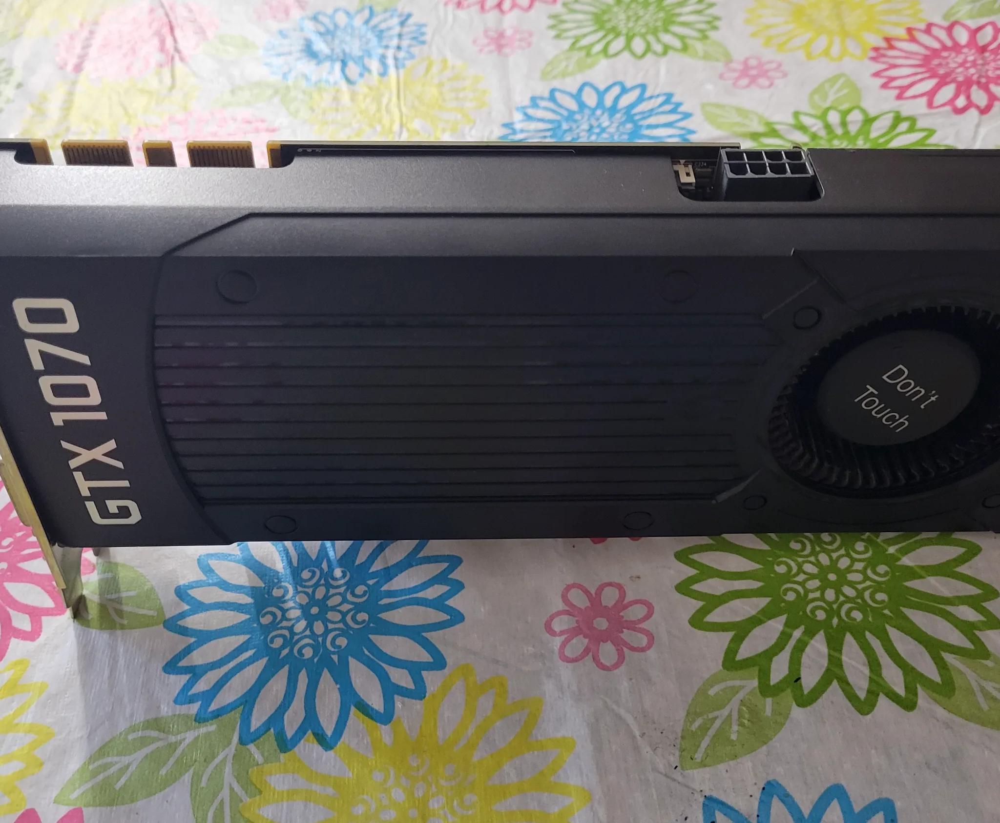 ZOTAC GeForce GTX 1070 8GB Graphics Video Card Blower Fan