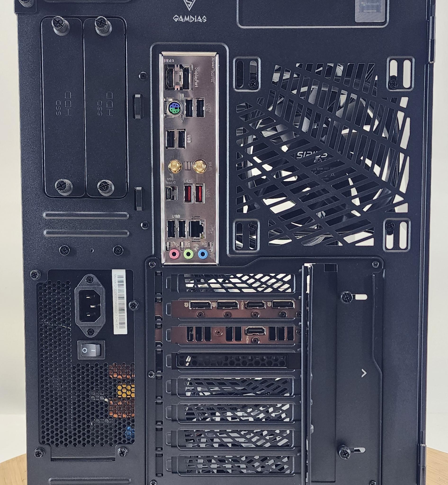 Gaming PC Ryzen 7 7800X3D 32GB RAM 1TB SSD RTX 4070 Ti 12GB Win11 Computer