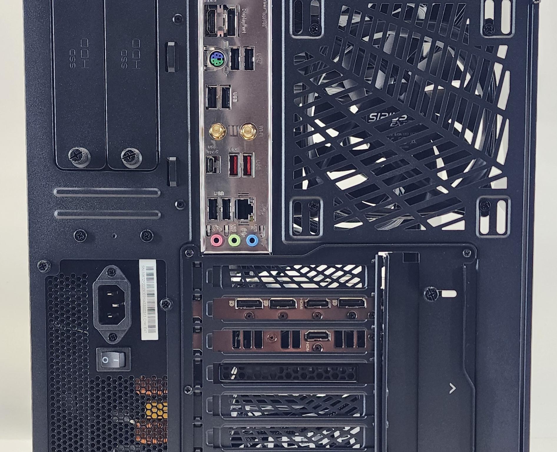 Gaming PC Ryzen 7 7800X3D 32GB RAM 1TB SSD RTX 4070 Ti 12GB Win11 Computer