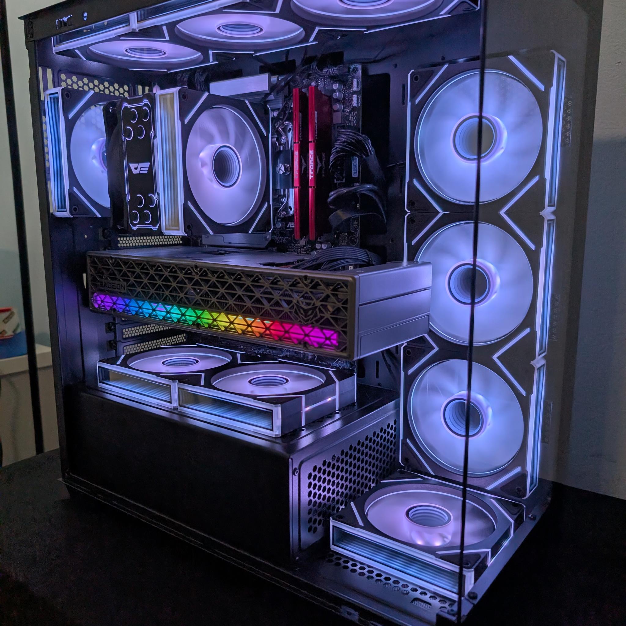 Radeon RX 9070 XT Custom Gaming PC-Ryzen 5 7600X3D-32GB DDR5 6000-1 TB NVME