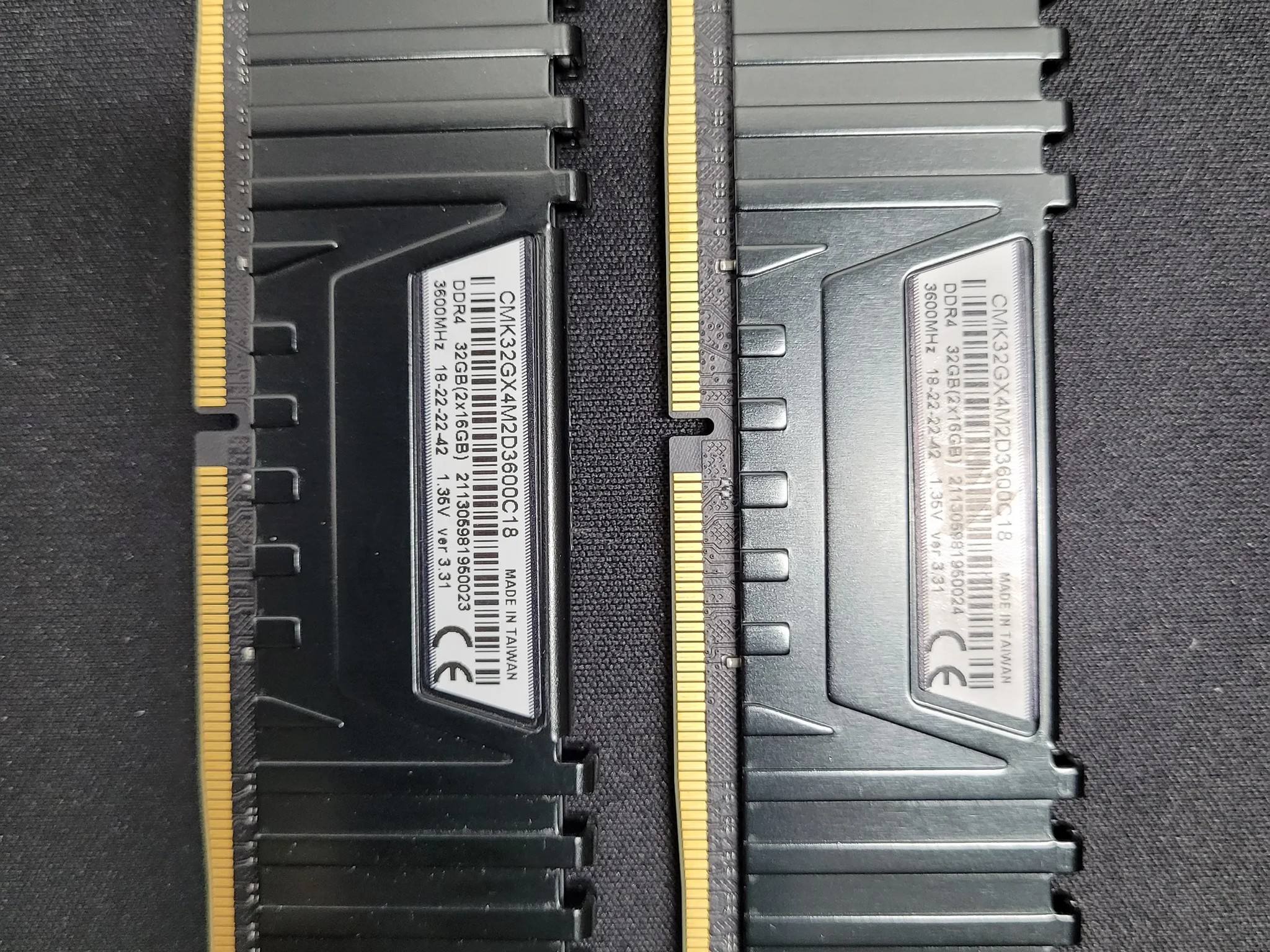 32gb (2x16) DDR4 RAM - Corsair LPX - 3600mhz