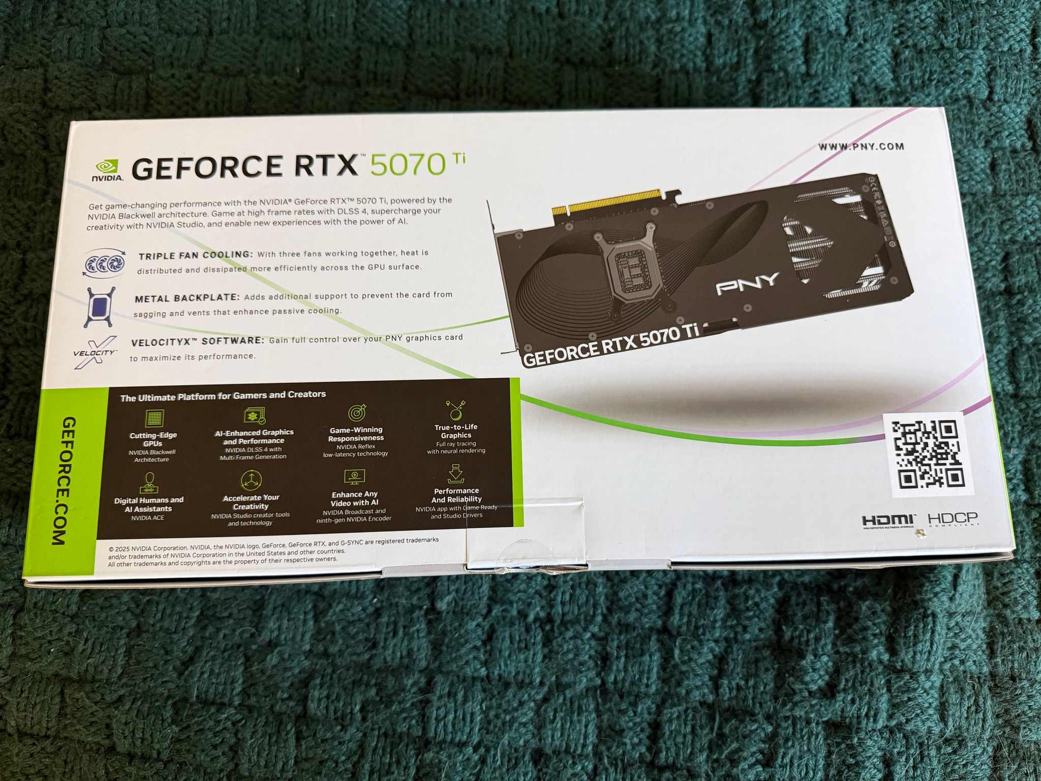 PNY GeForce RTX 5070 Ti OC Triple Fan