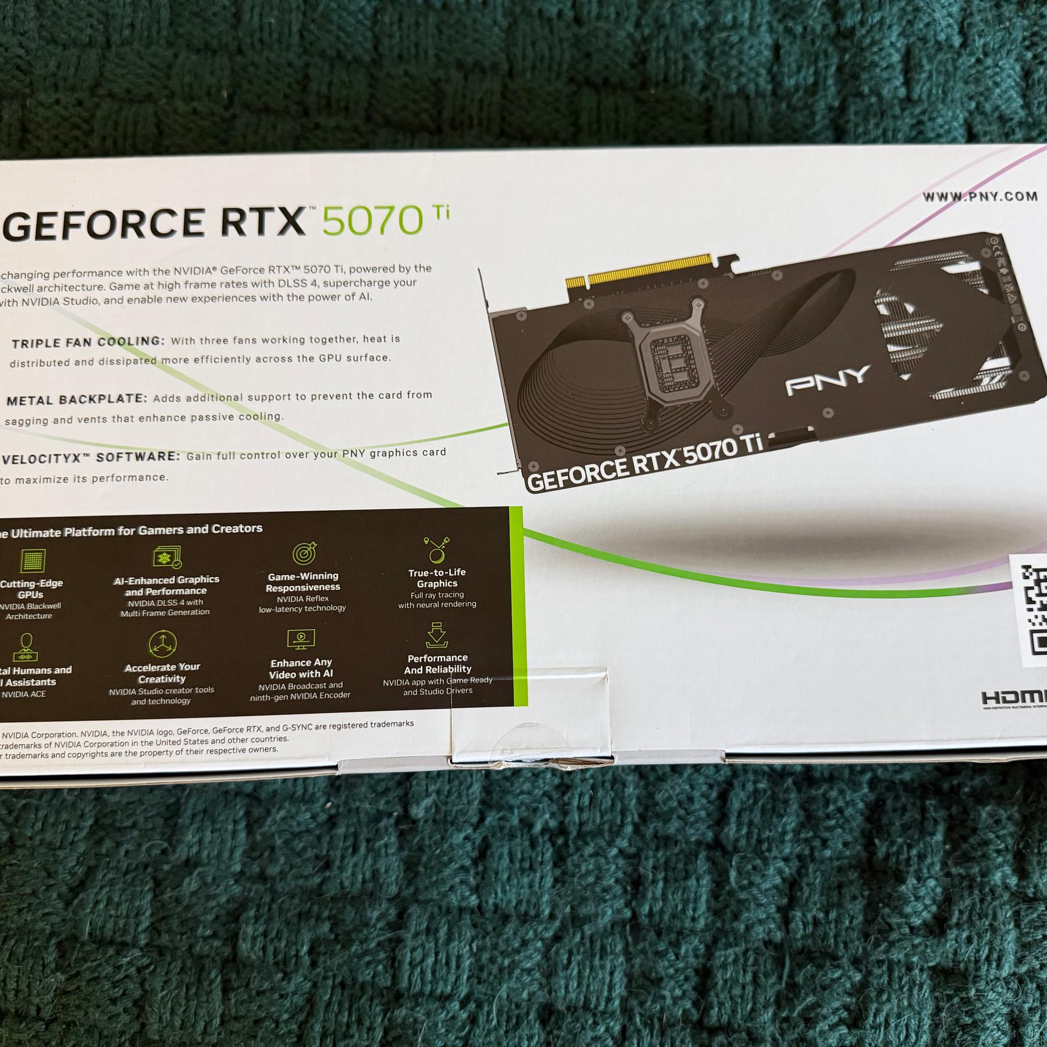 PNY GeForce RTX 5070 Ti OC Triple Fan