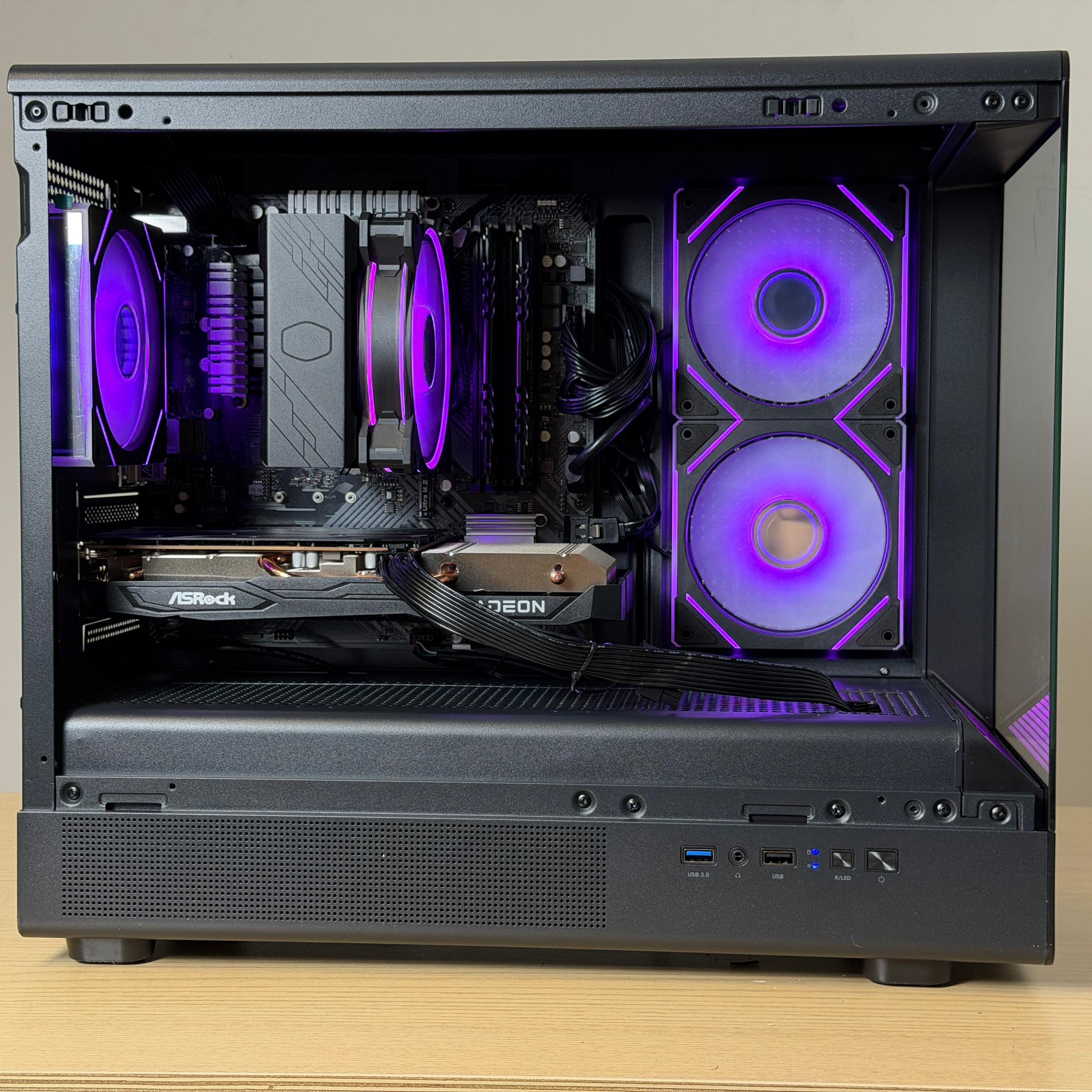 ⚫️ AMD RYZEN 5 RGB GAMING PC ⚫️ | RX 6600 | 1TB SSD STORAGE | 16GB RAM
