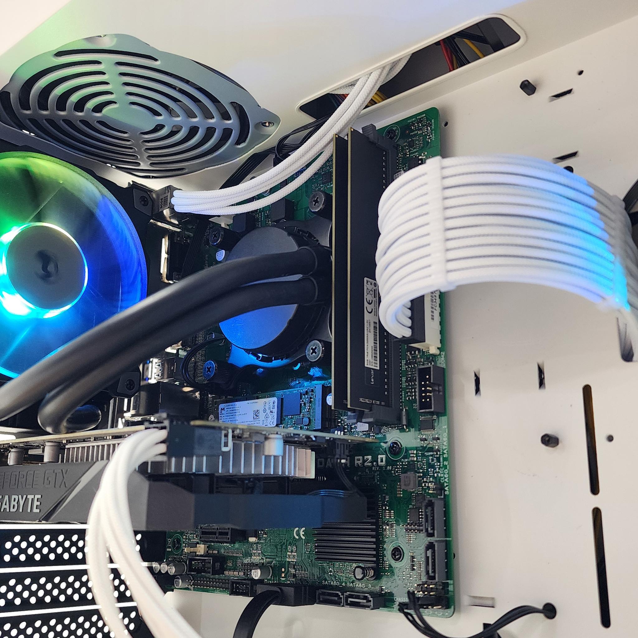 Gaming PC i7-8700 16GB RAM 480GB SSD GTX 1650 SUPER 4GB Windows 11 Computer