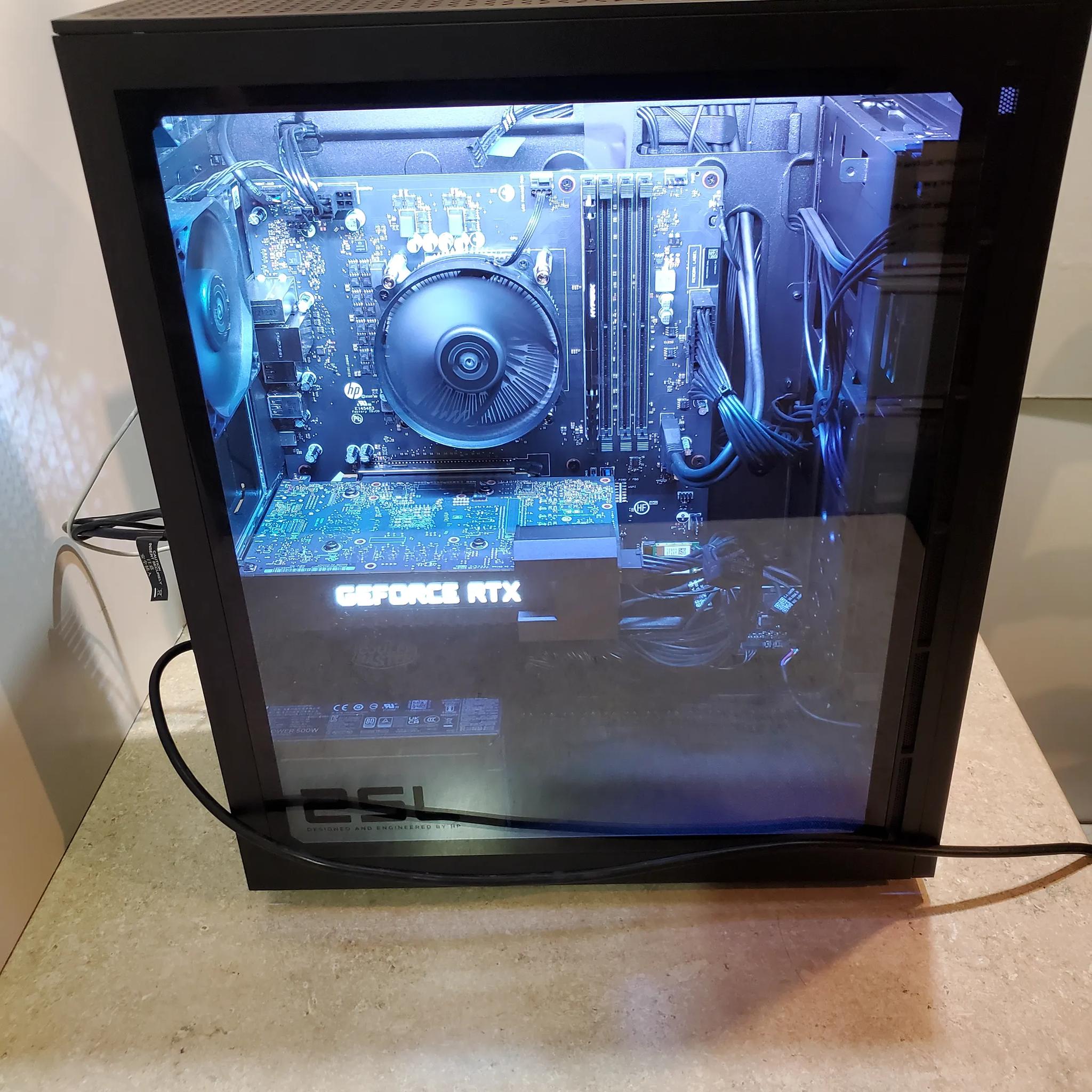 HP Omen 25L Gaming Computer RTX 2060 GPU