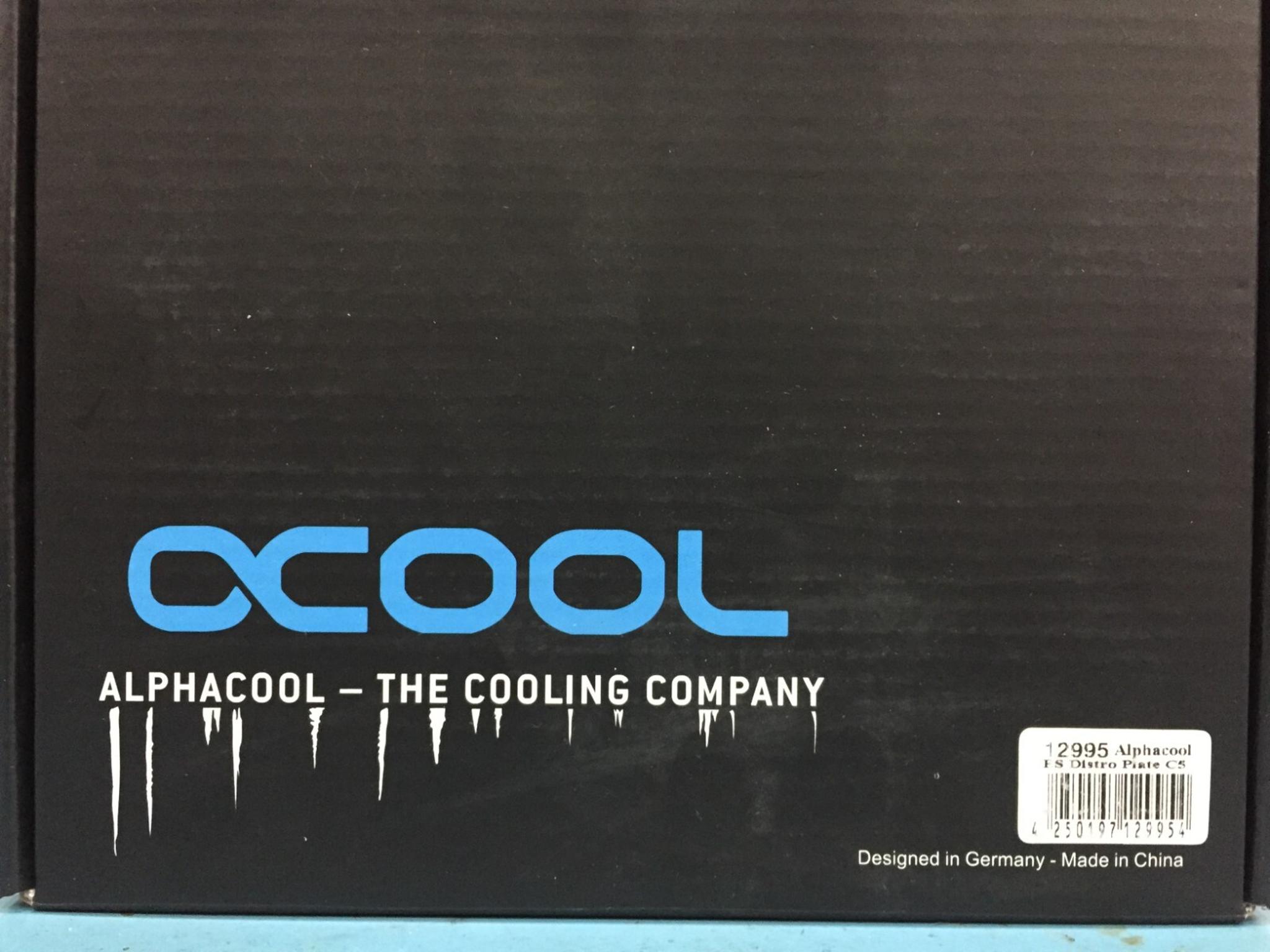 Alphacool ES Distro Plate C5 12995 - Open Box, Missing Accessories