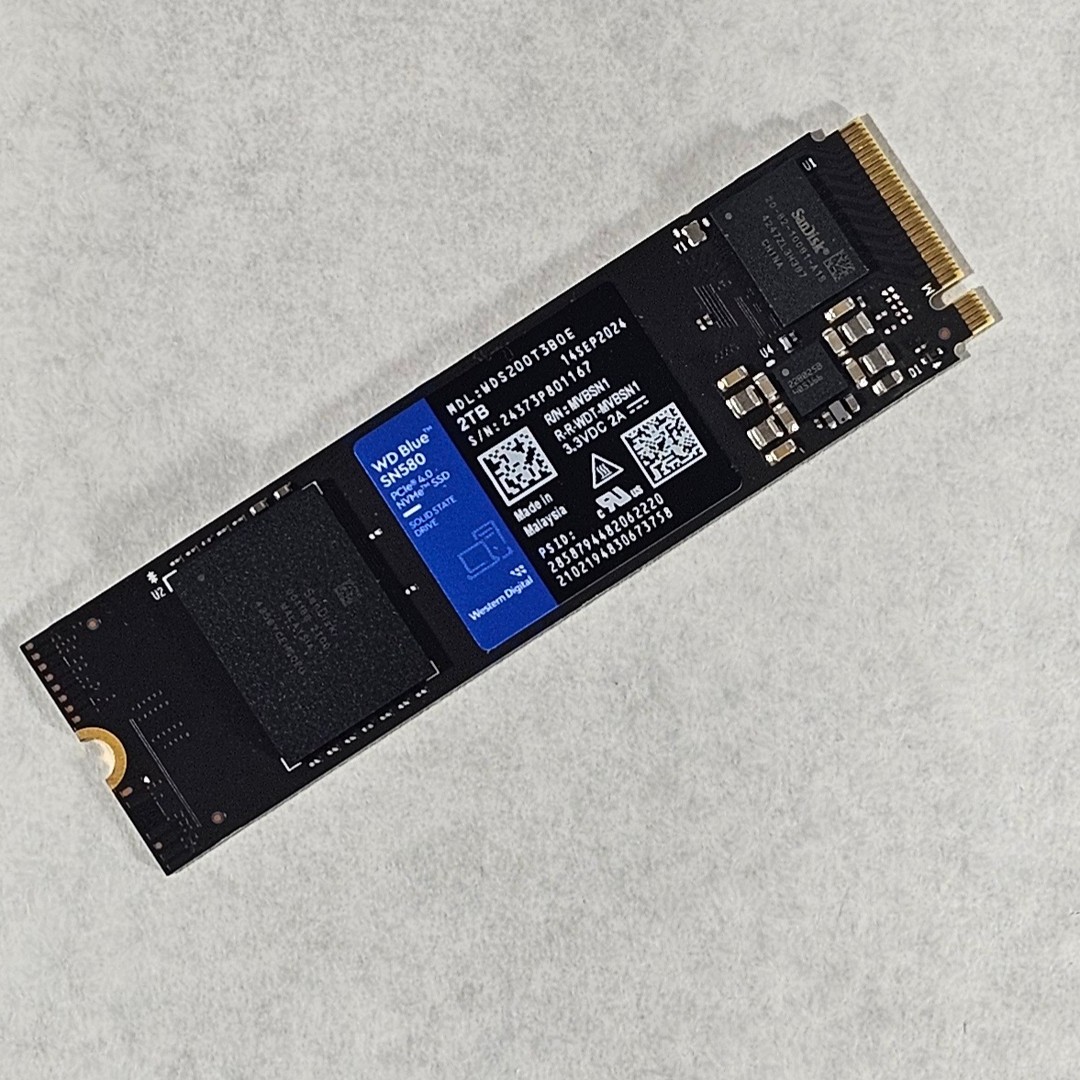 2TB NVMe M.2 SSD WD Blue SN580 | Jawa