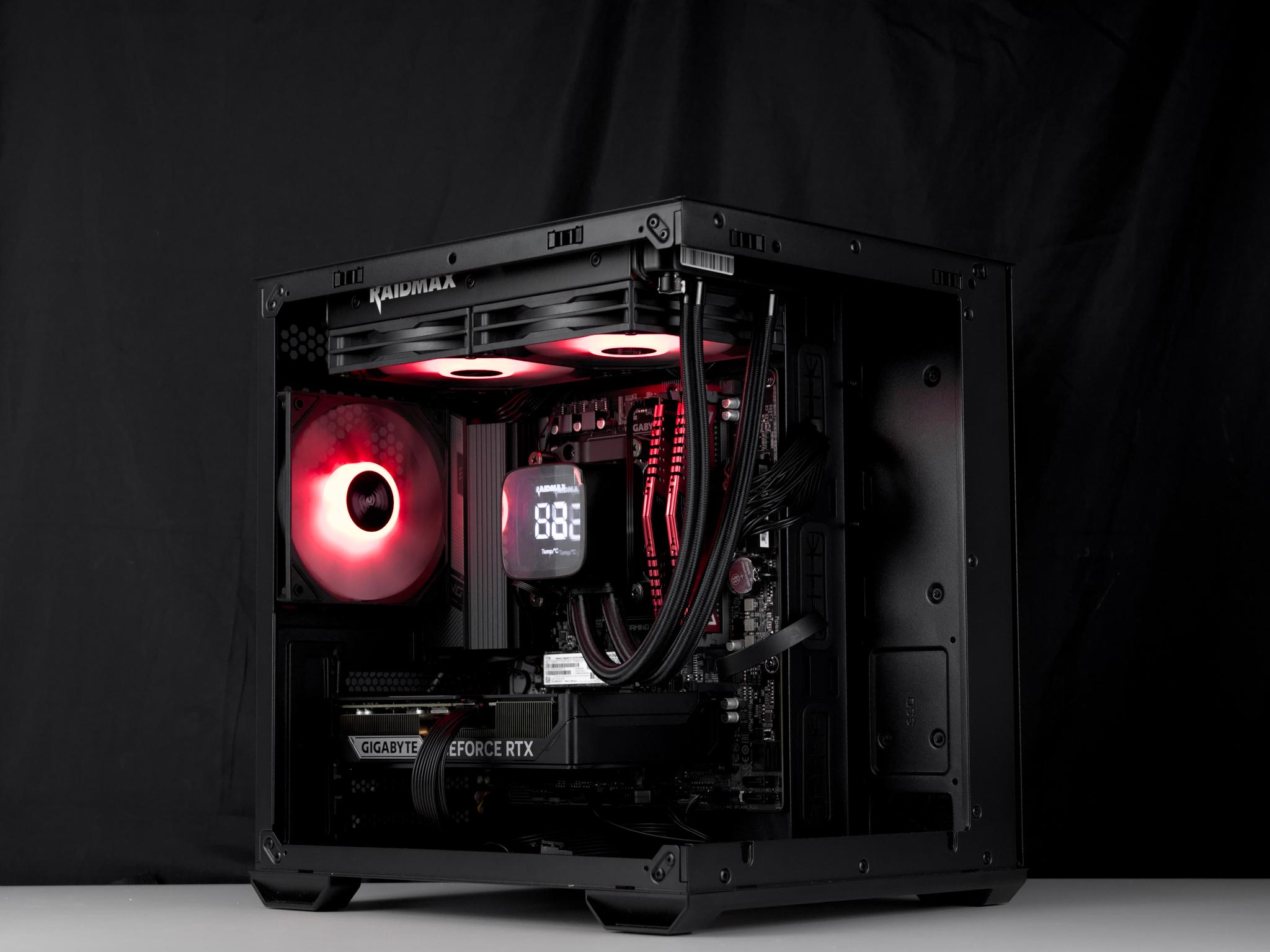♠️♥️Black Gaming PC – RTX 5060 TI, Ryzen 5 5600, 16GB RAM, 1TB SSD - WiFi, BlueTooth ♠️♥️