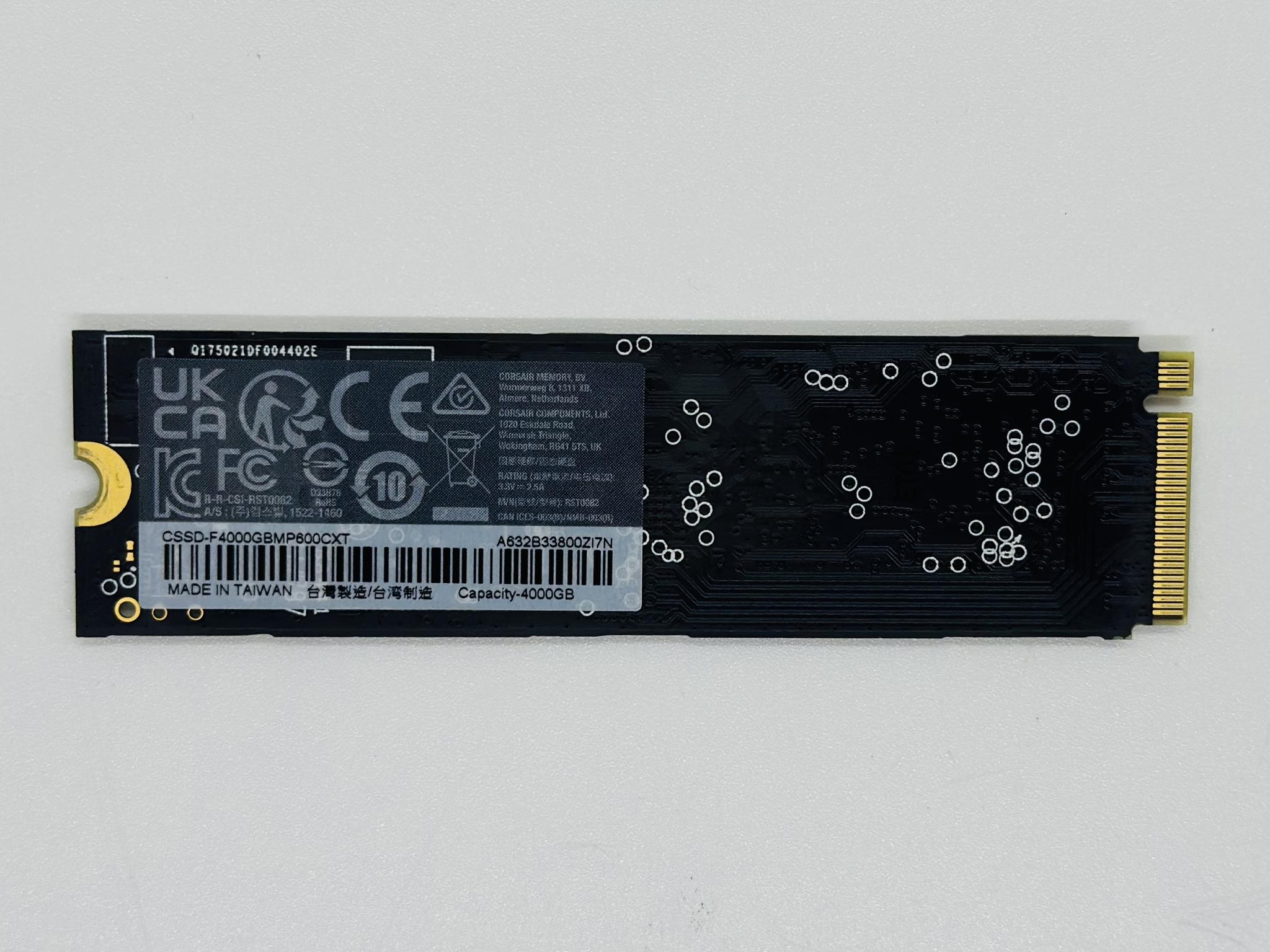 MP600 CORE XT 4TB PCIe 4.0 (Gen4) x4 NVMe M.2 SSD