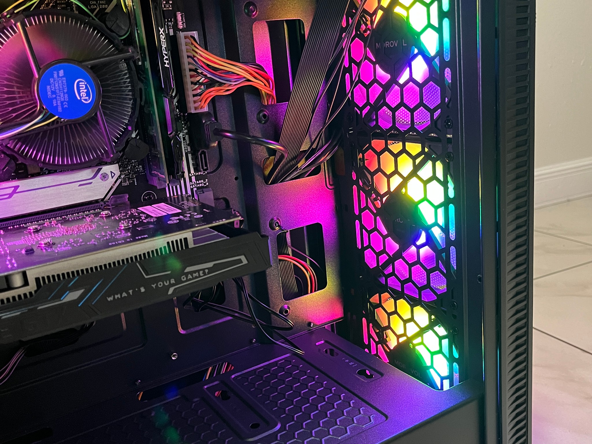 NVIDIA GTX 1650, Intel Core i3-10100, 12GB RAM, 870GB Storage, Gaming PC w/ Wi-Fi & BT