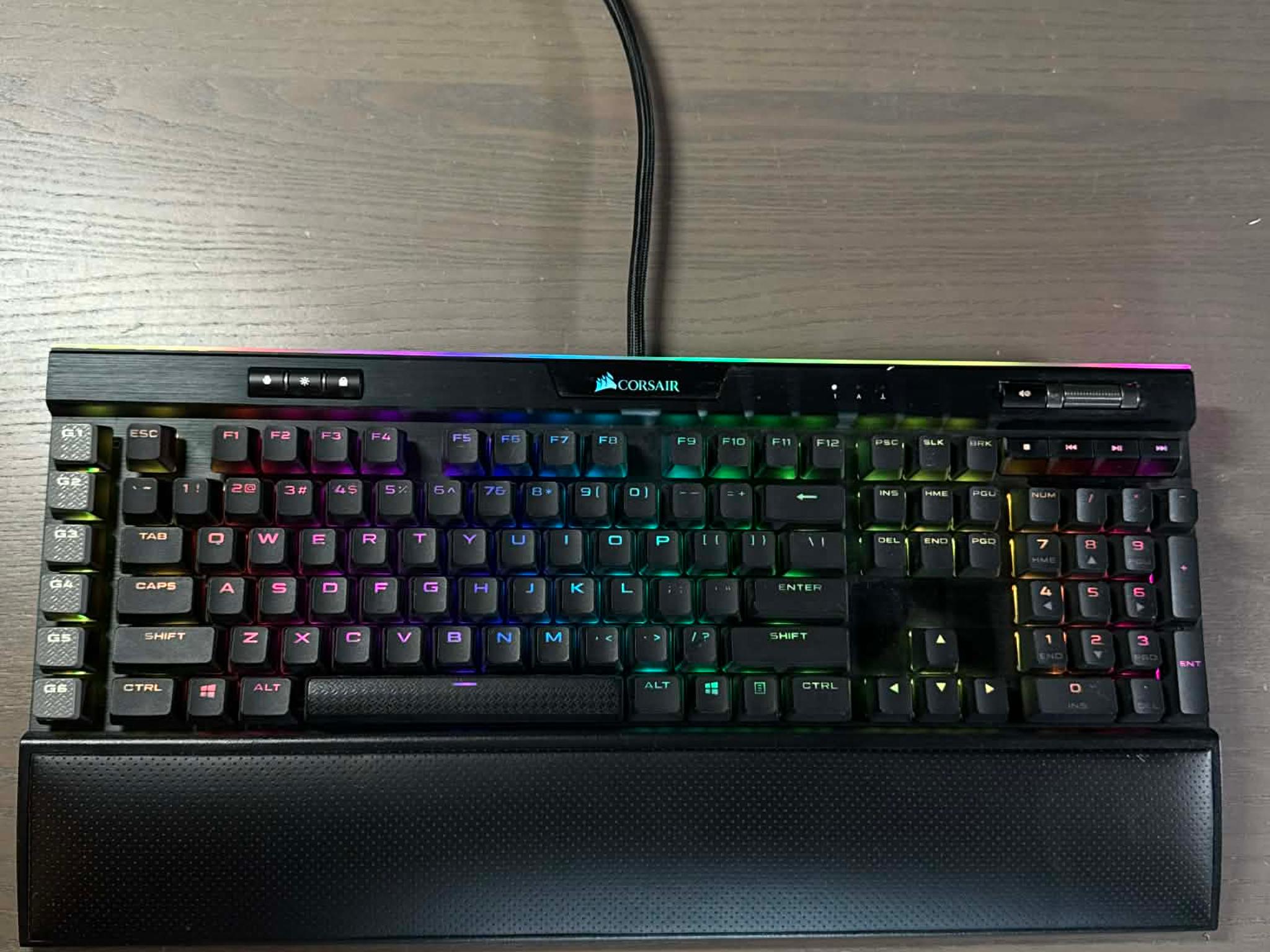 Corsair CH-9127414-NA K95 RGB Platinum XT Wired Mechanical Gaming Keyboard
